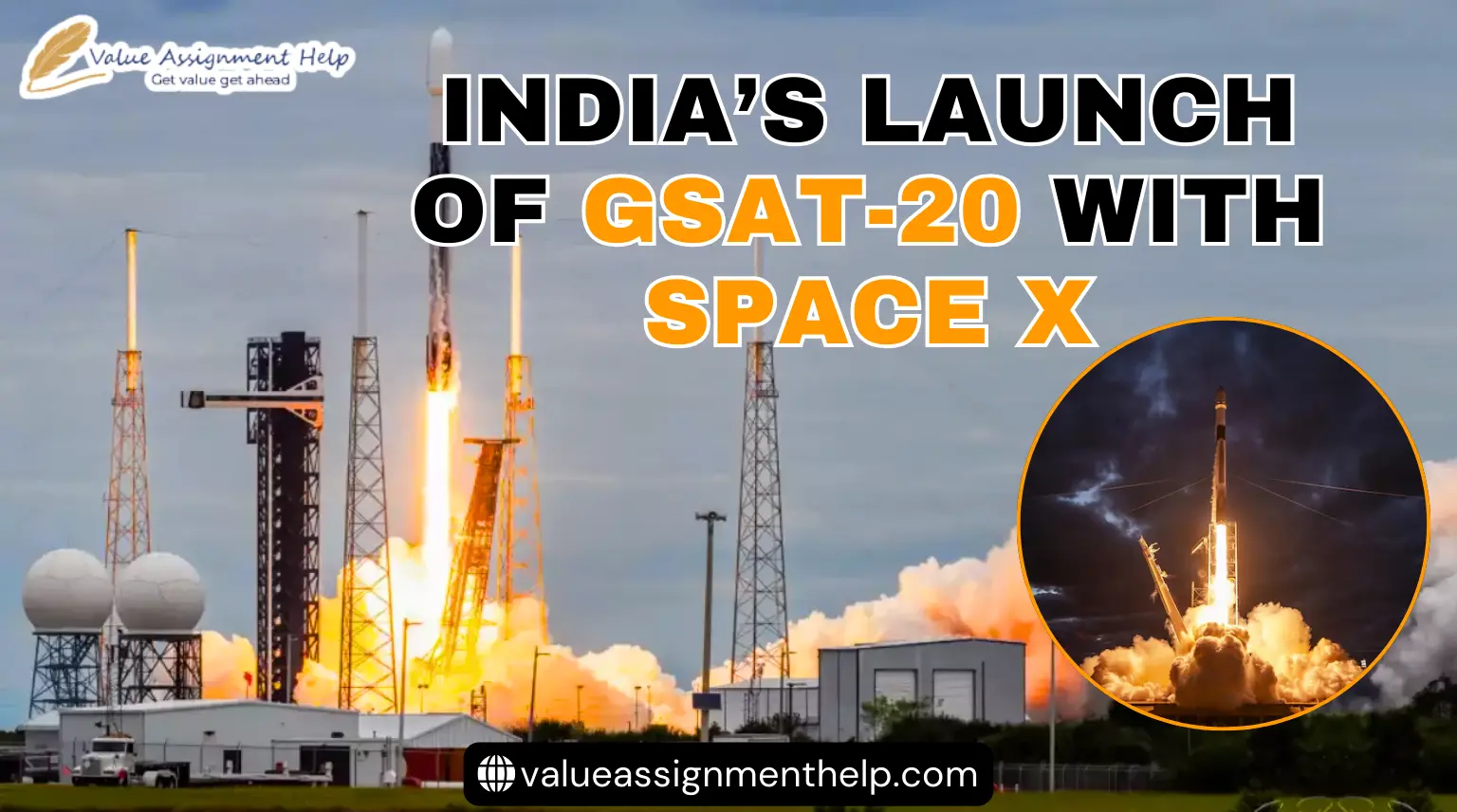 India’s Launch of GSAT-20 with Space X