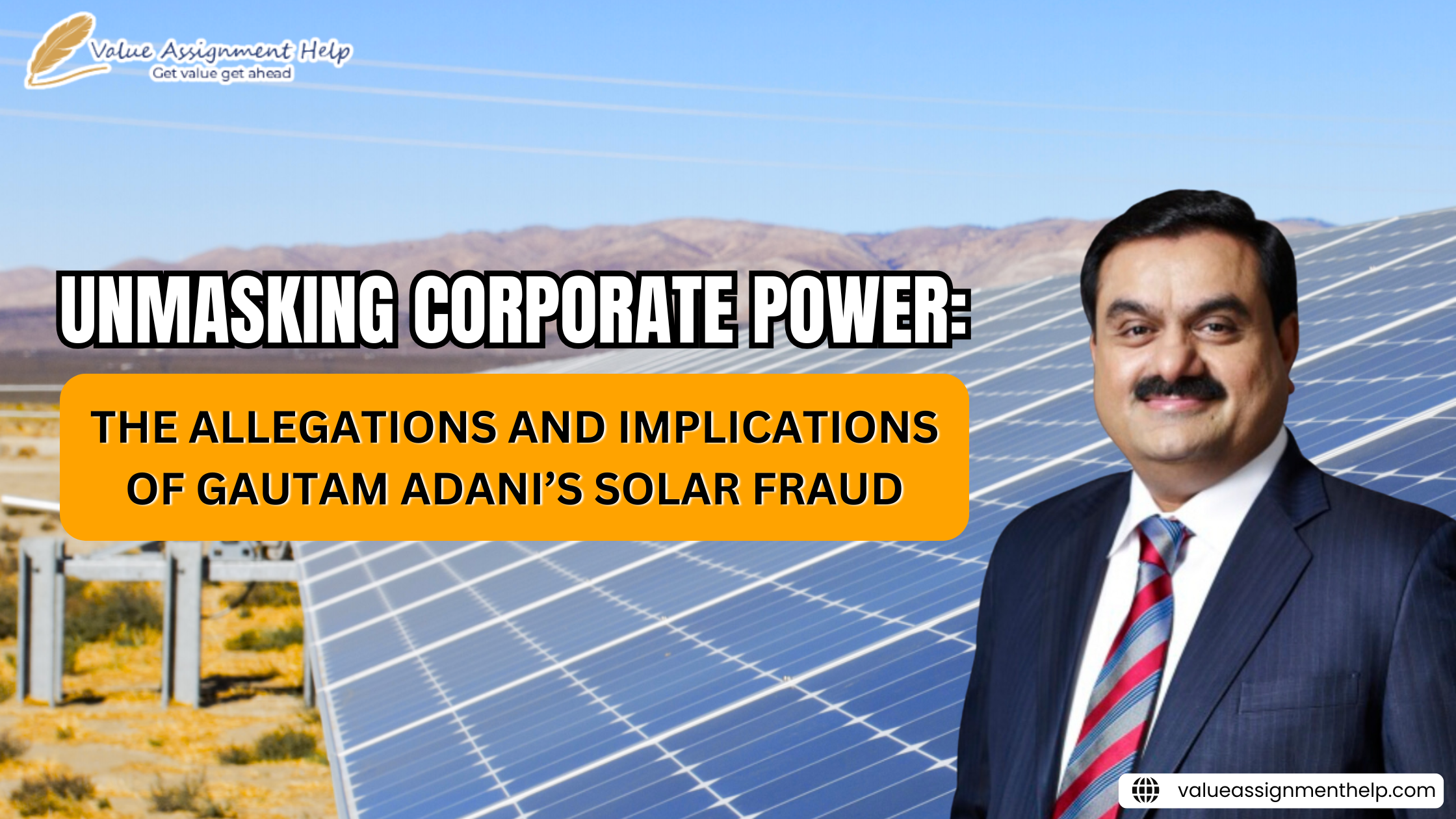  Unmasking Corporate Power: The Allegations and Implications of Gautam Adani’s Solar Fraud