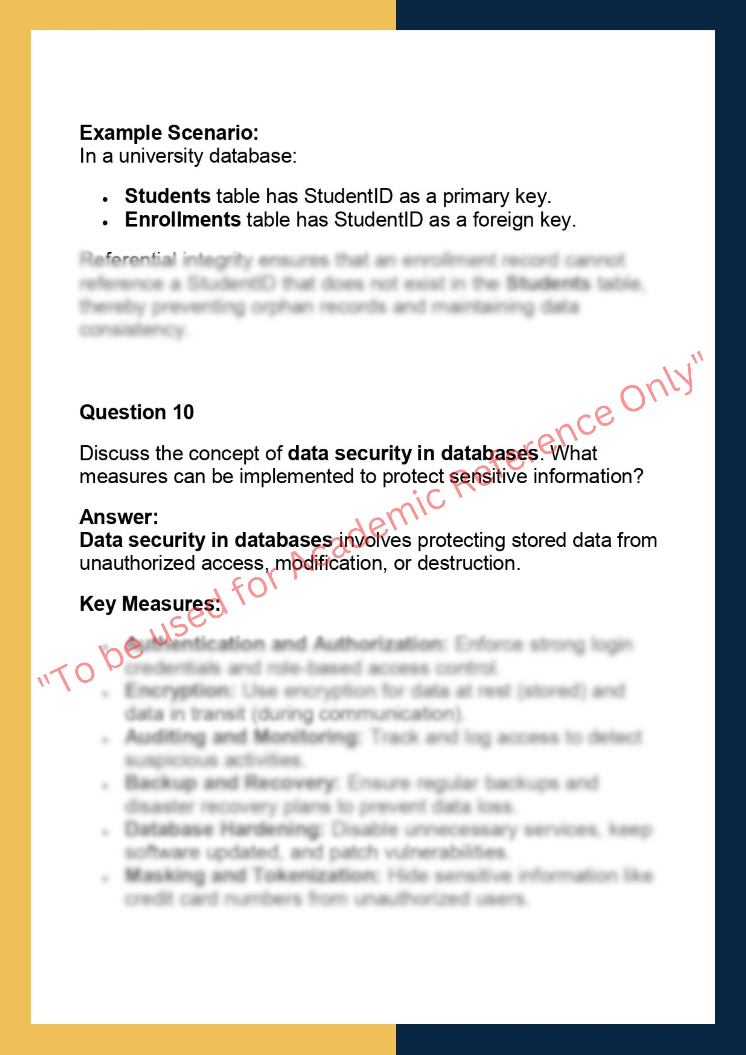 CSE 414 – Introduction to Databases  Assignment 9