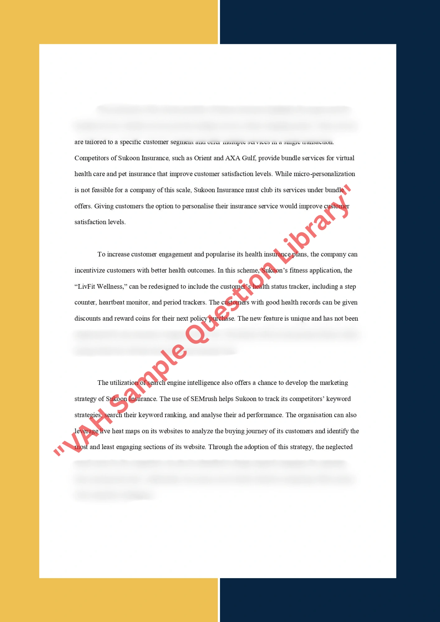 A Case Study of  Sukoon Insurance 12