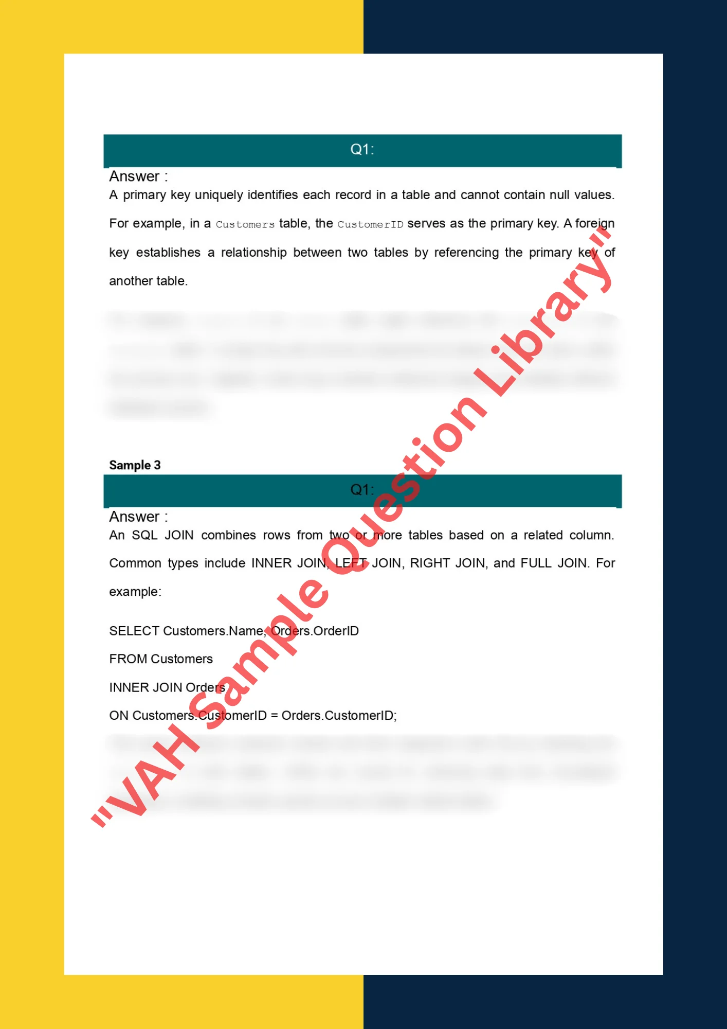 Assignment sample solution of ITC540 - Database Design and Management 1