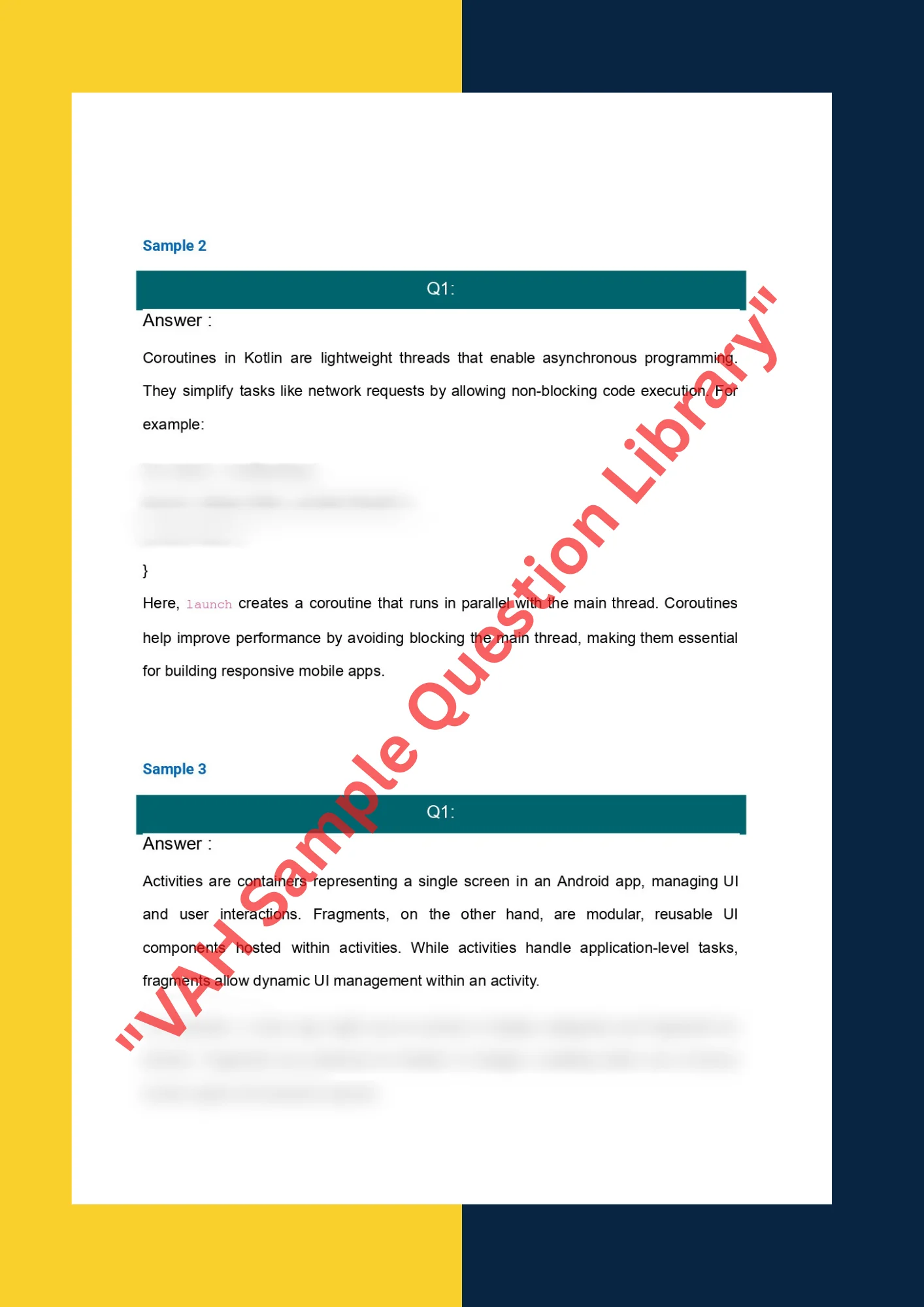 Assignment sample solution of CSC5102 - Mobile Application Development with Kotlin 1
