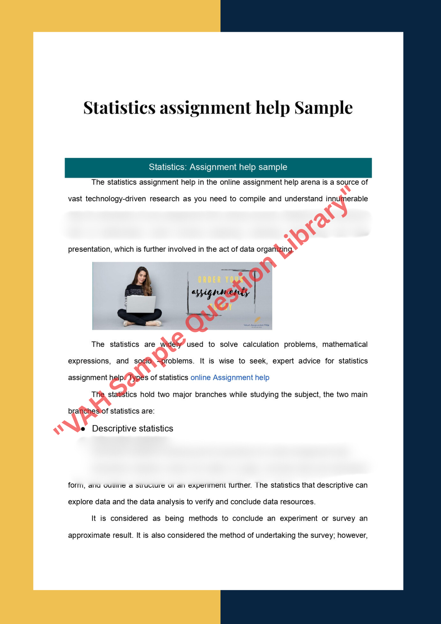 statistics assignment help Sample 0