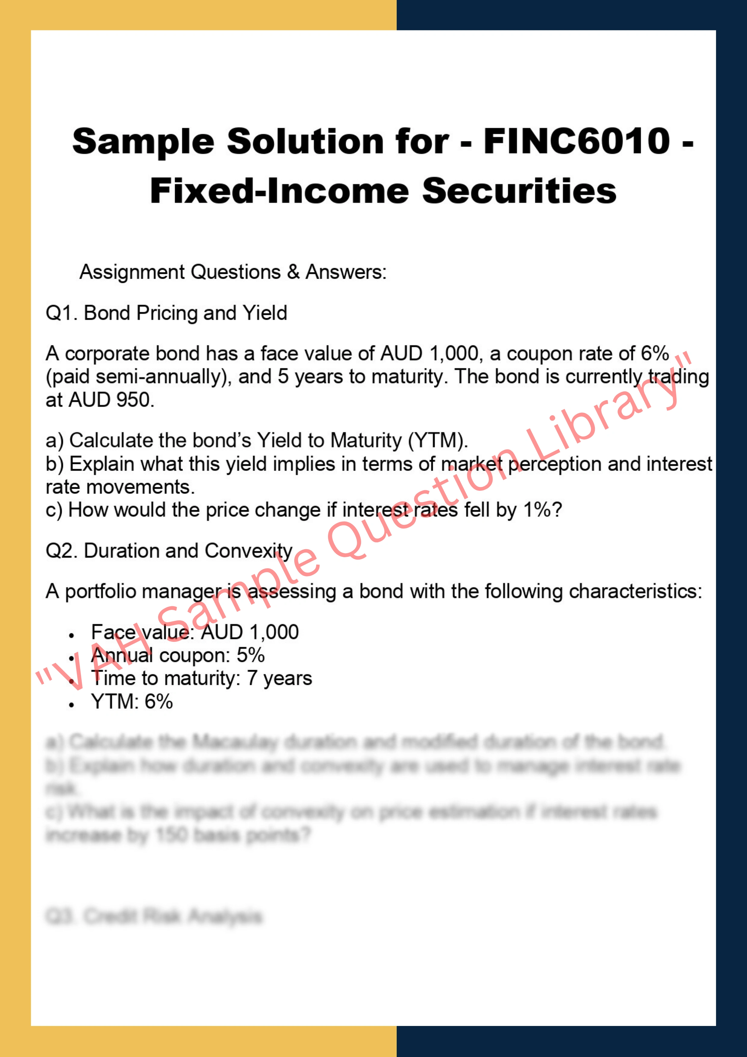 FINC6010 -  Fixed-Income Securities 0