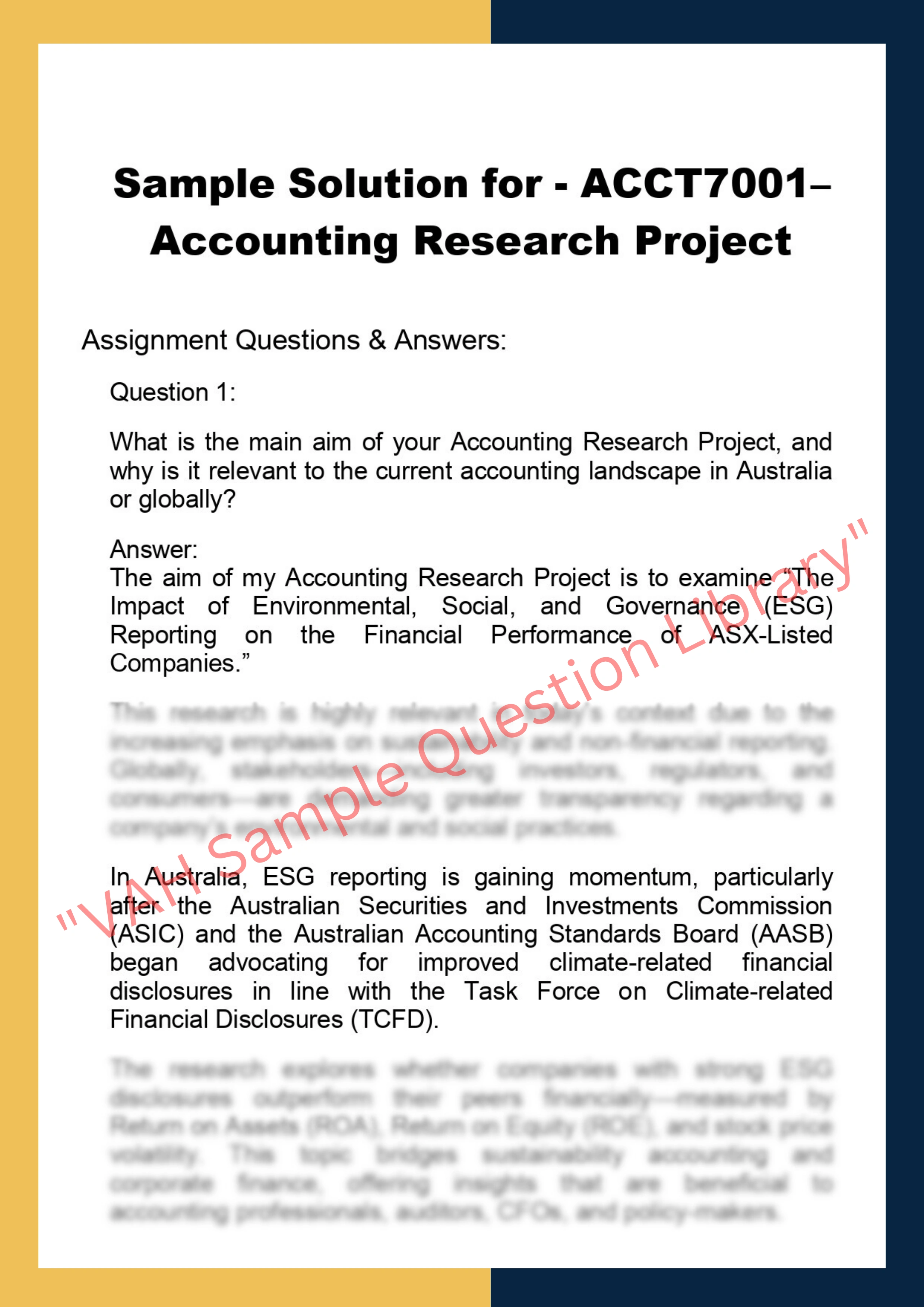 ACCT7001– Accounting Research Project 0