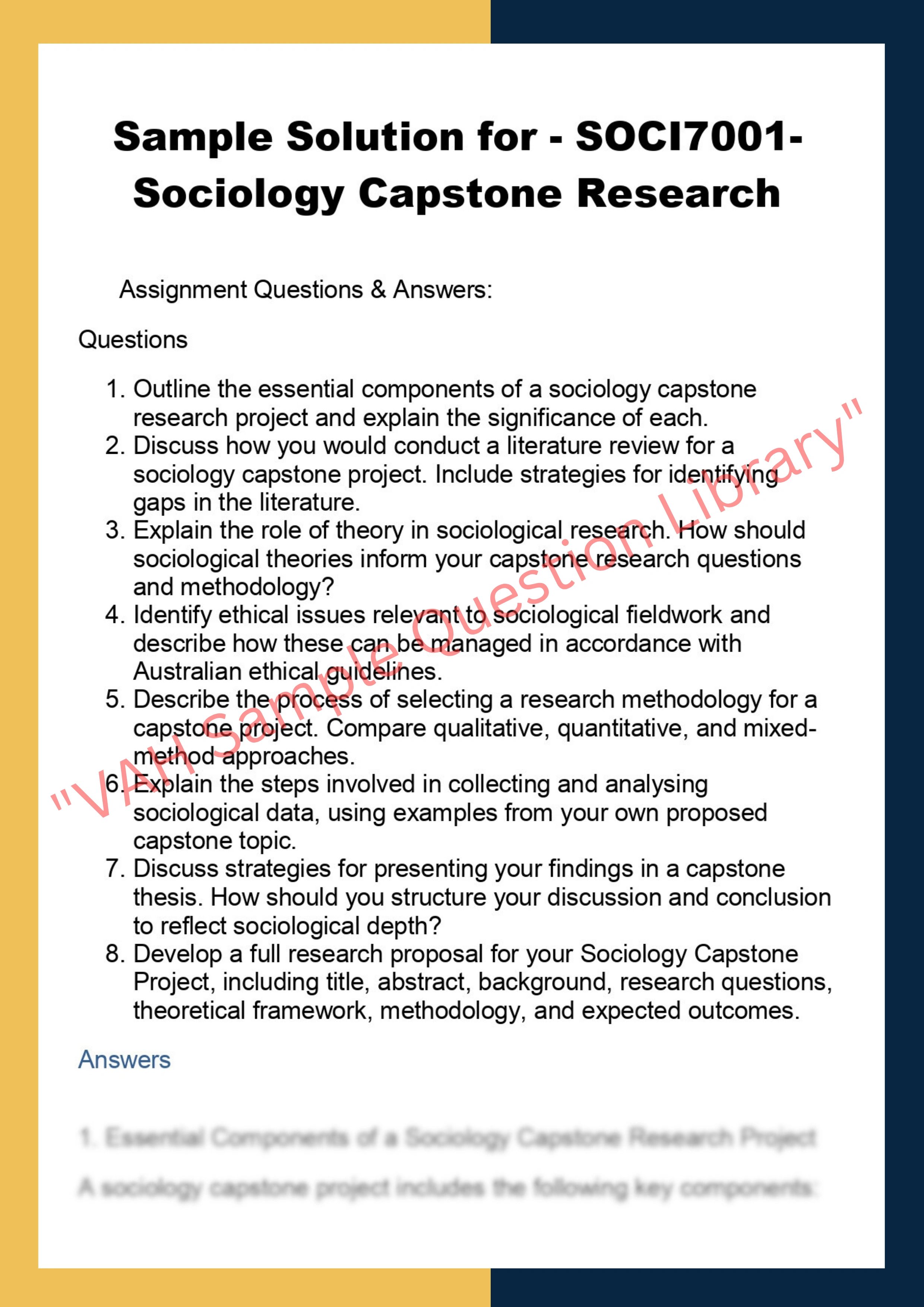 SOCI7001- Sociology Capstone Research 0
