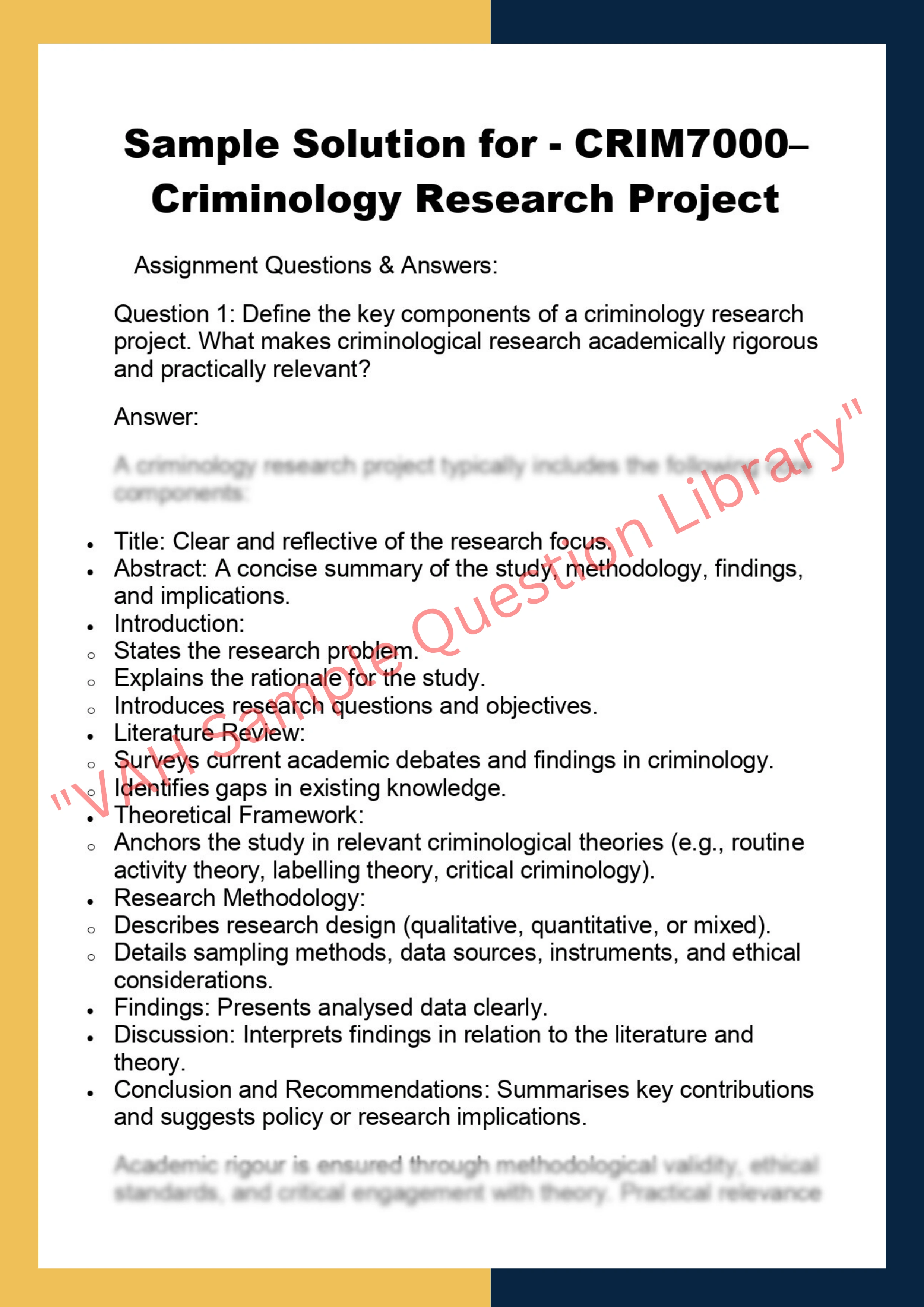 CRIM7000– Criminology Research Project 0