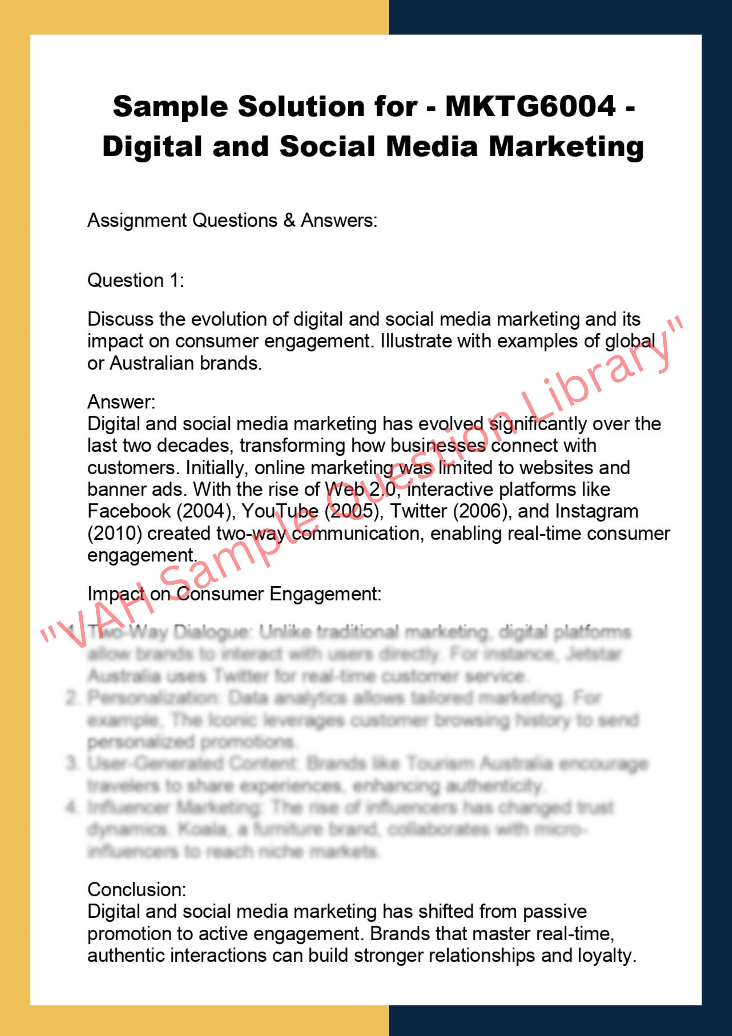 MKTG6004 - Digital and Social Media Marketing 0