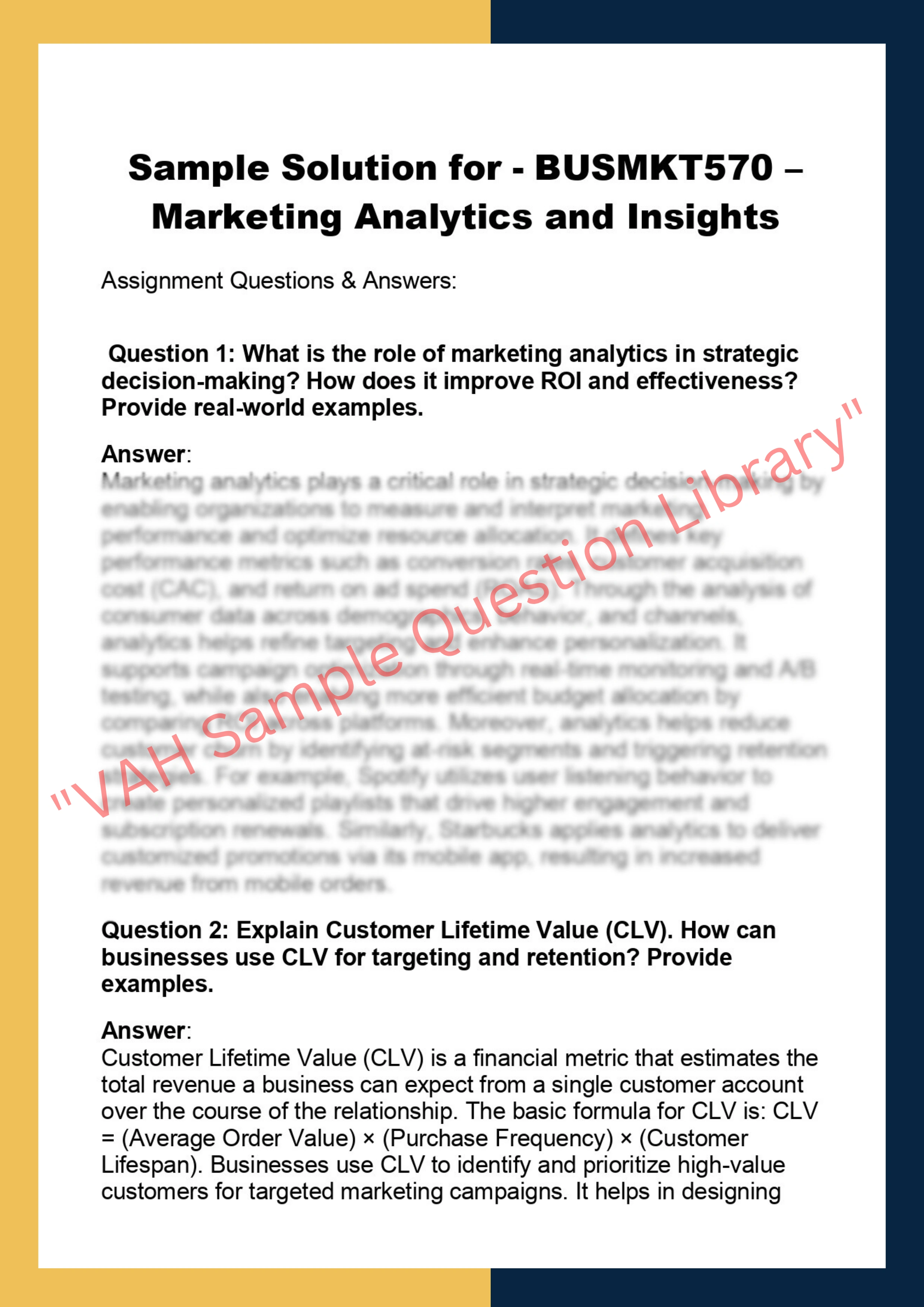 BUSMKT570 – Marketing Analytics and Insights 0