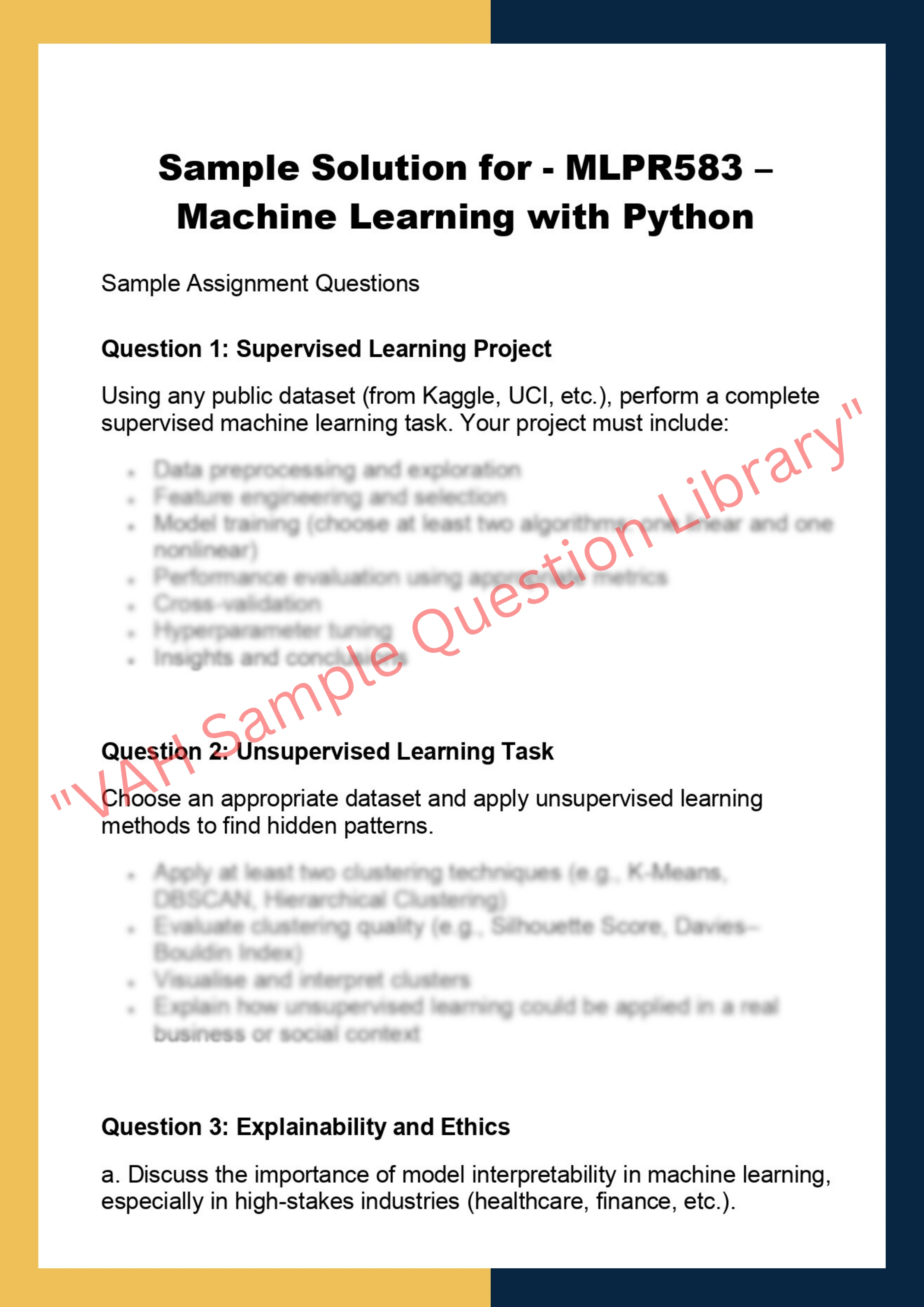 MLPR583 – Machine Learning with Python 0