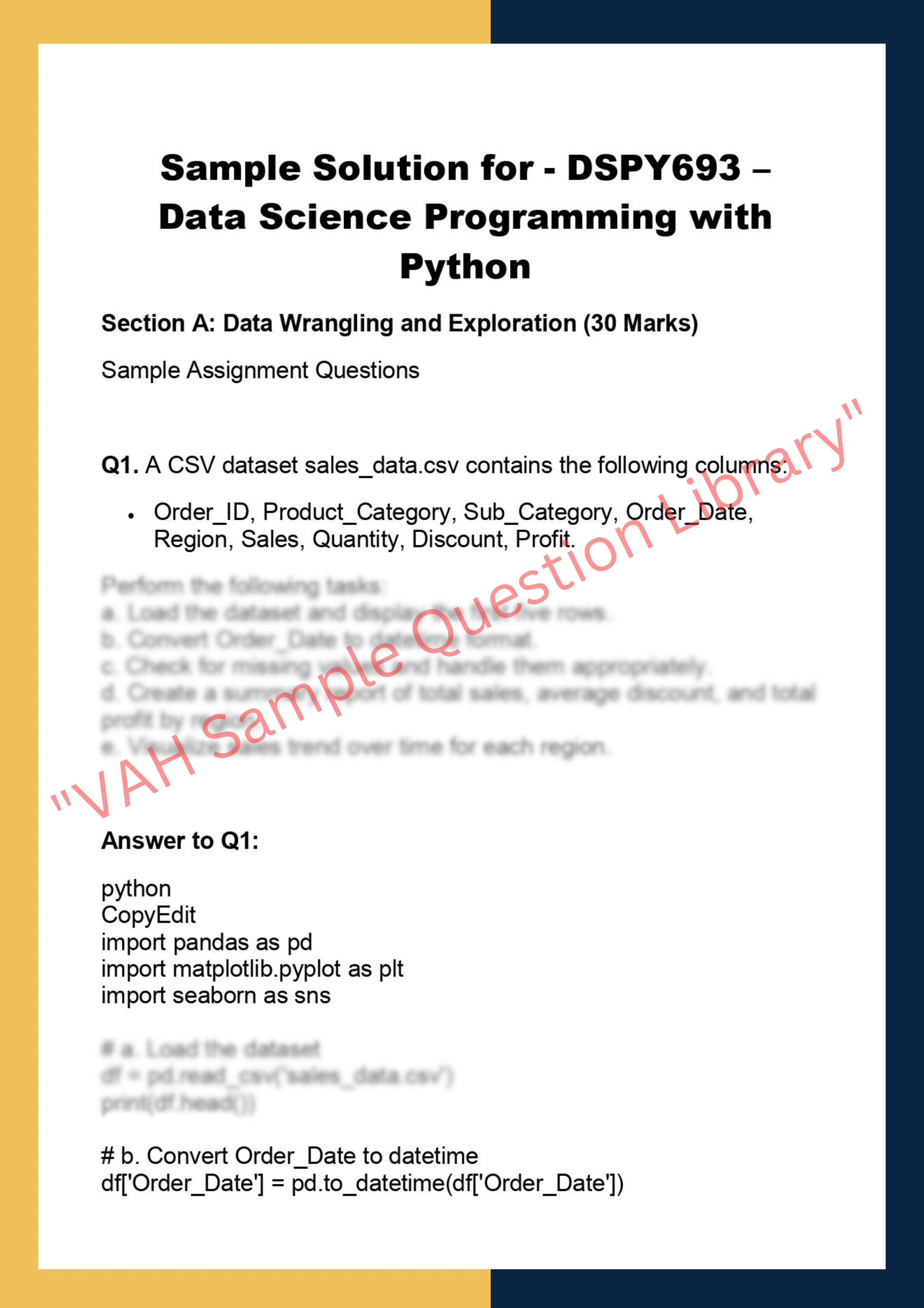DSPY693 – Data Science Programming with  Python 0
