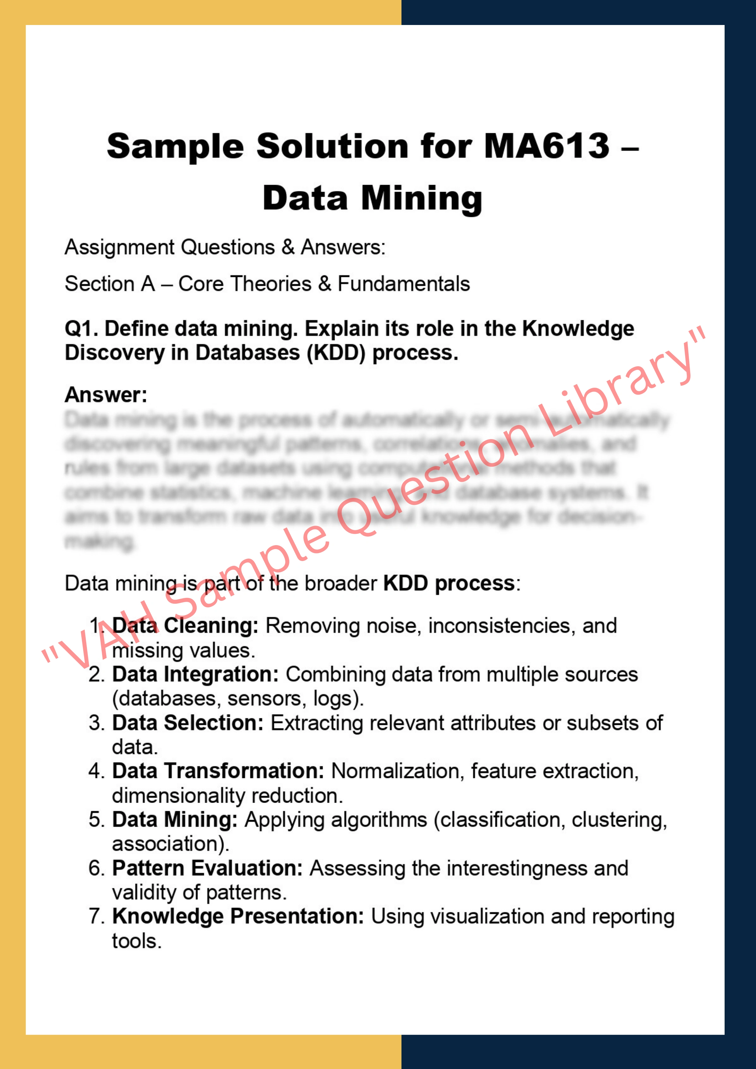 MA613 –  Data Mining 0