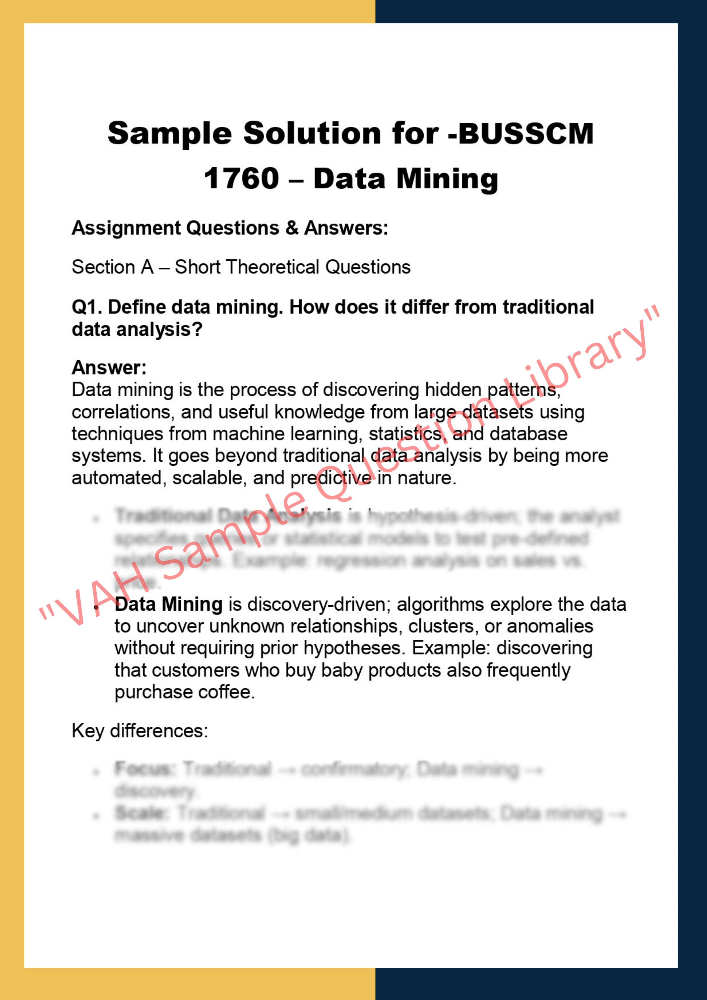 BUSSCM  1760 – Data Mining 0