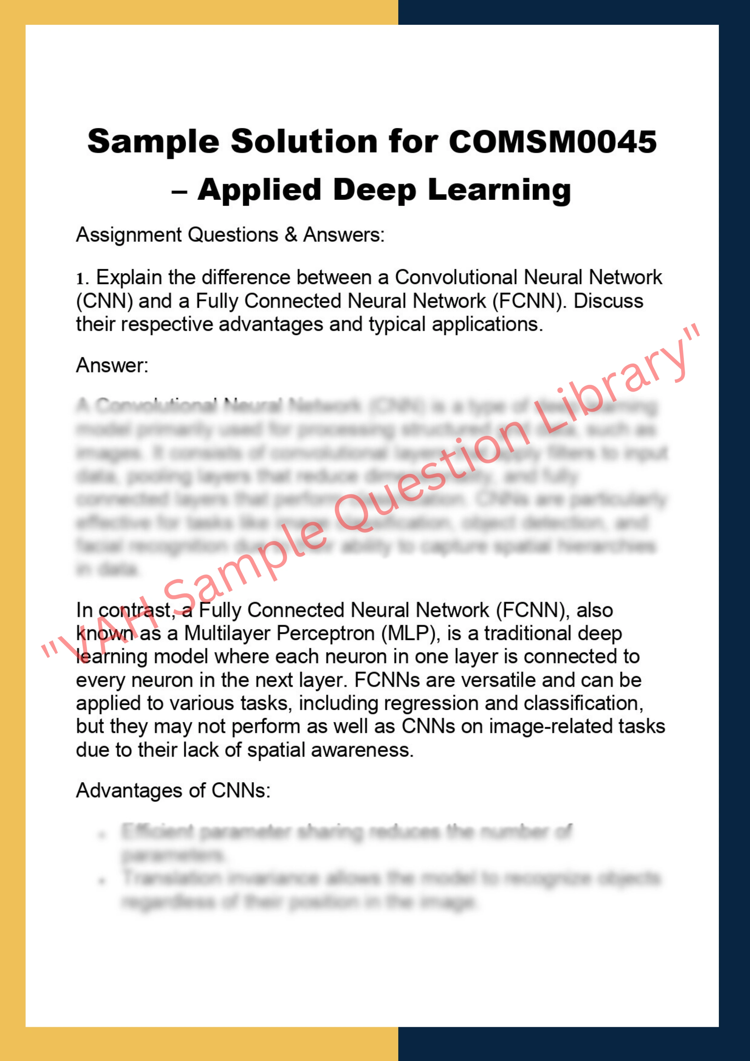 COMSM0045  – Applied Deep Learning 0