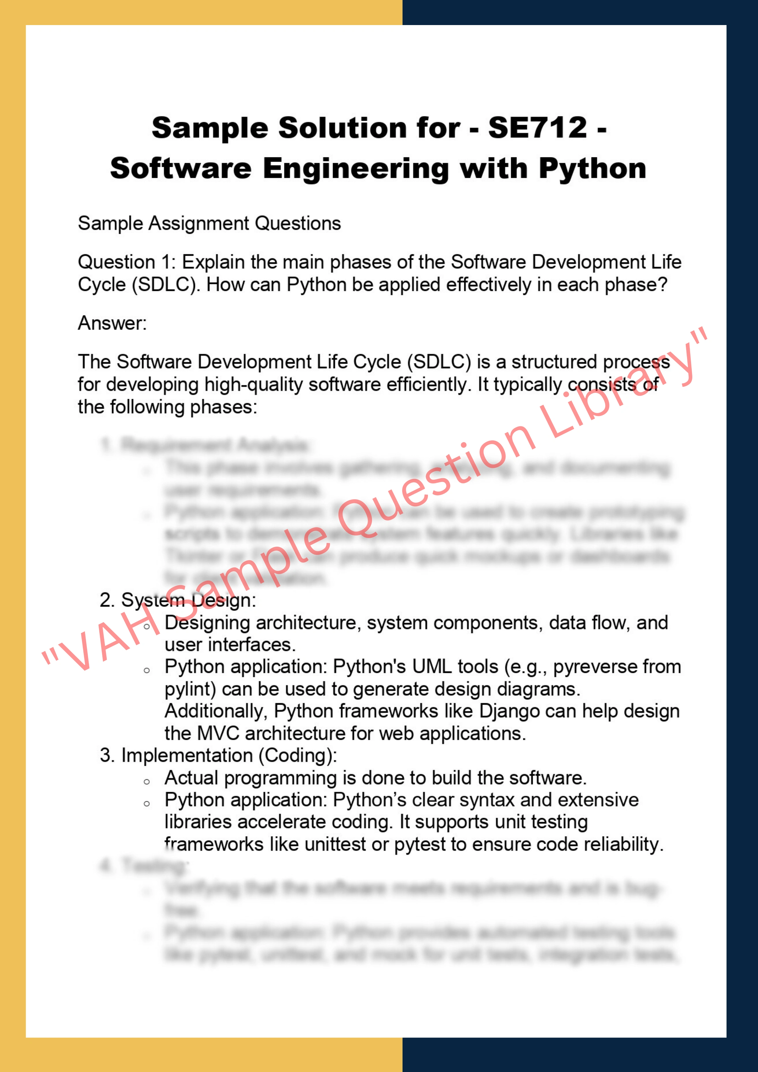 SE712 - Software Engineering with Python 0