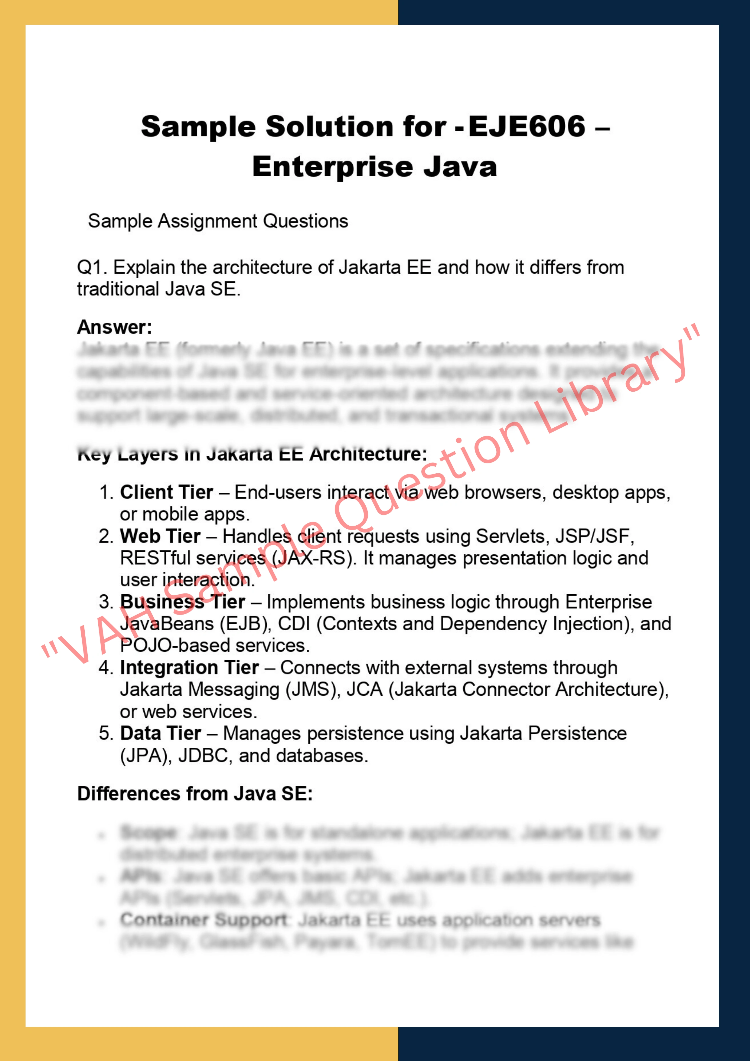 EJE606 –  Enterprise Java 0