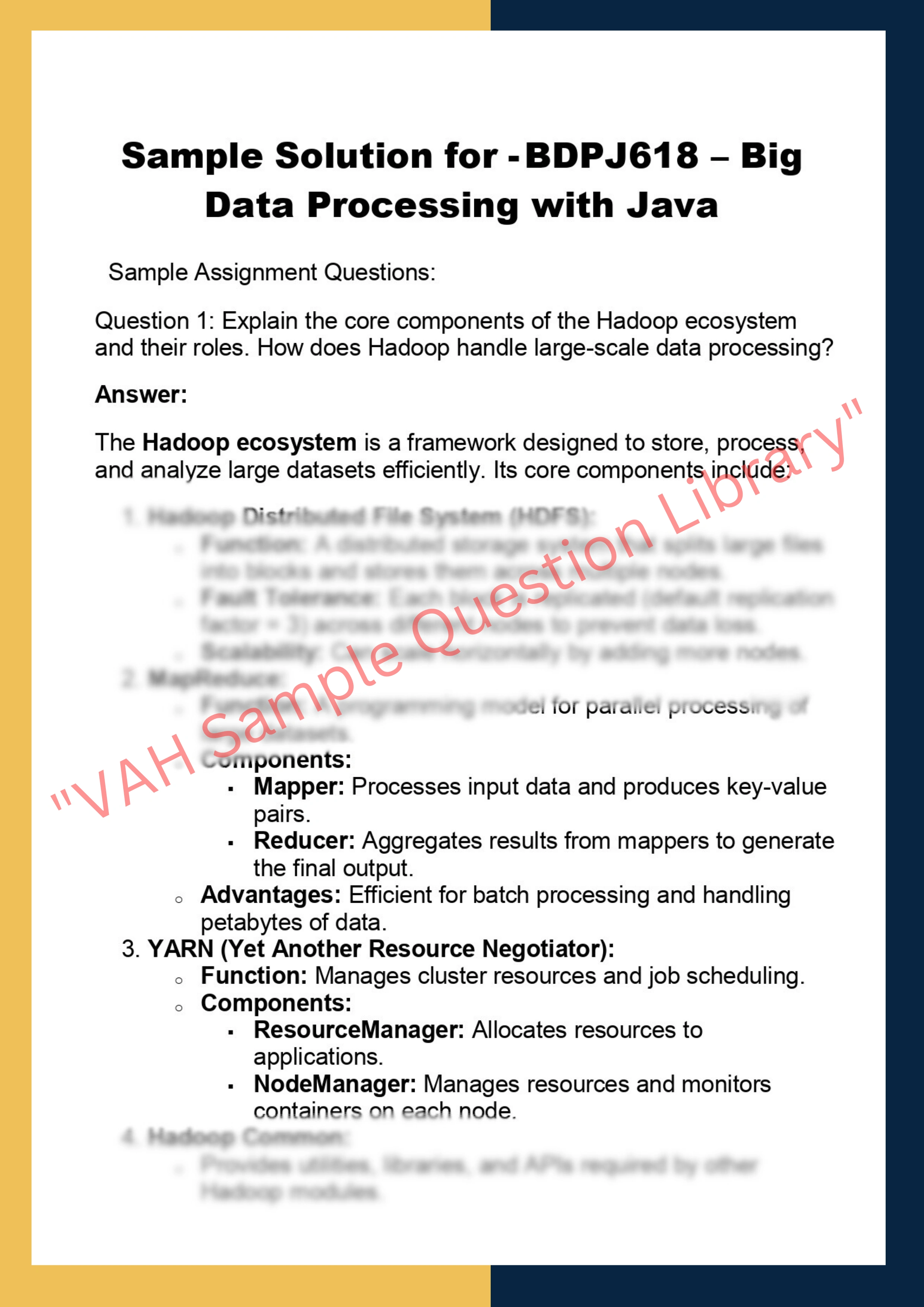 BDPJ618 – Big  Data Processing with Java 0