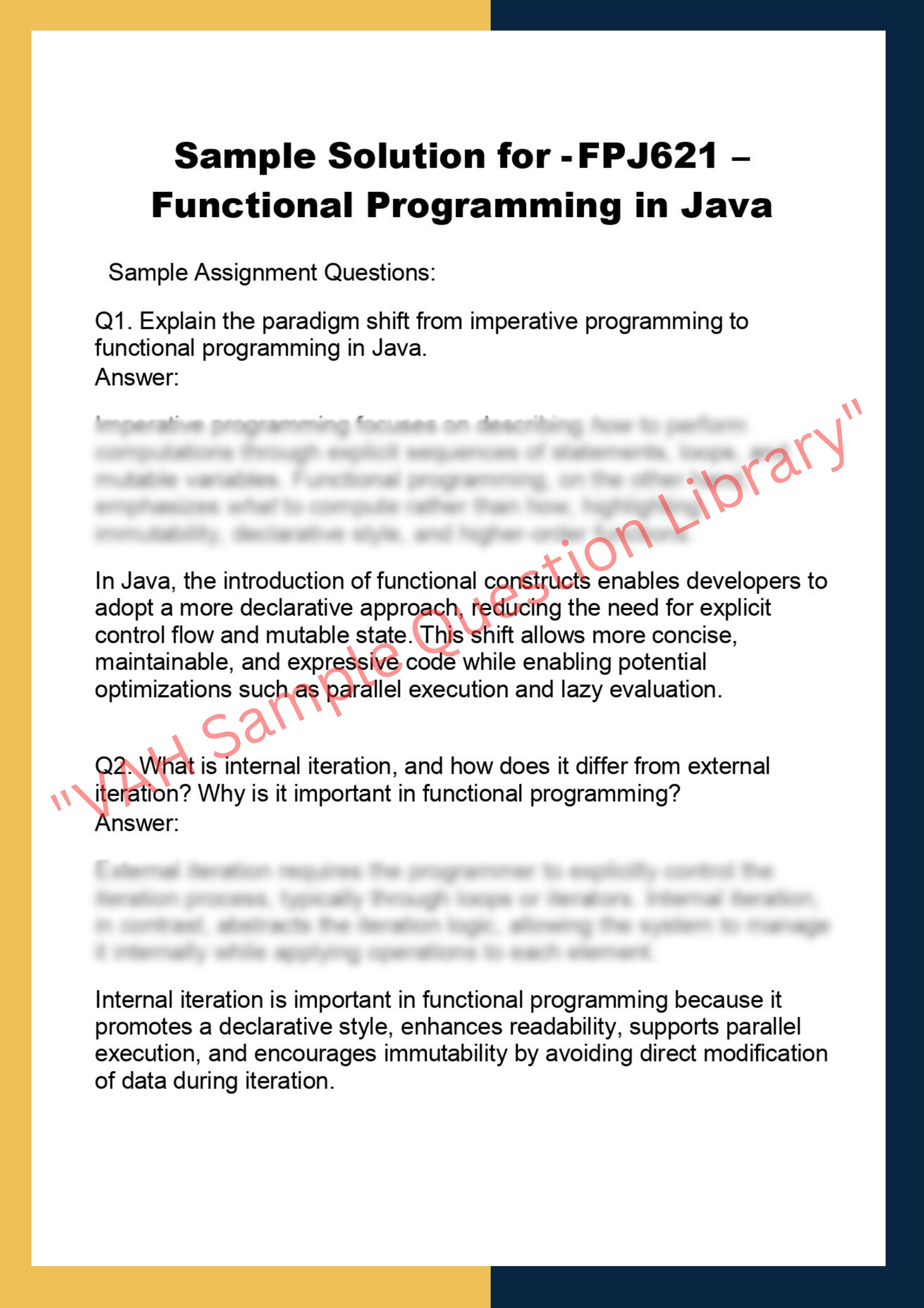 FPJ621 – Functional Programming in Java 0