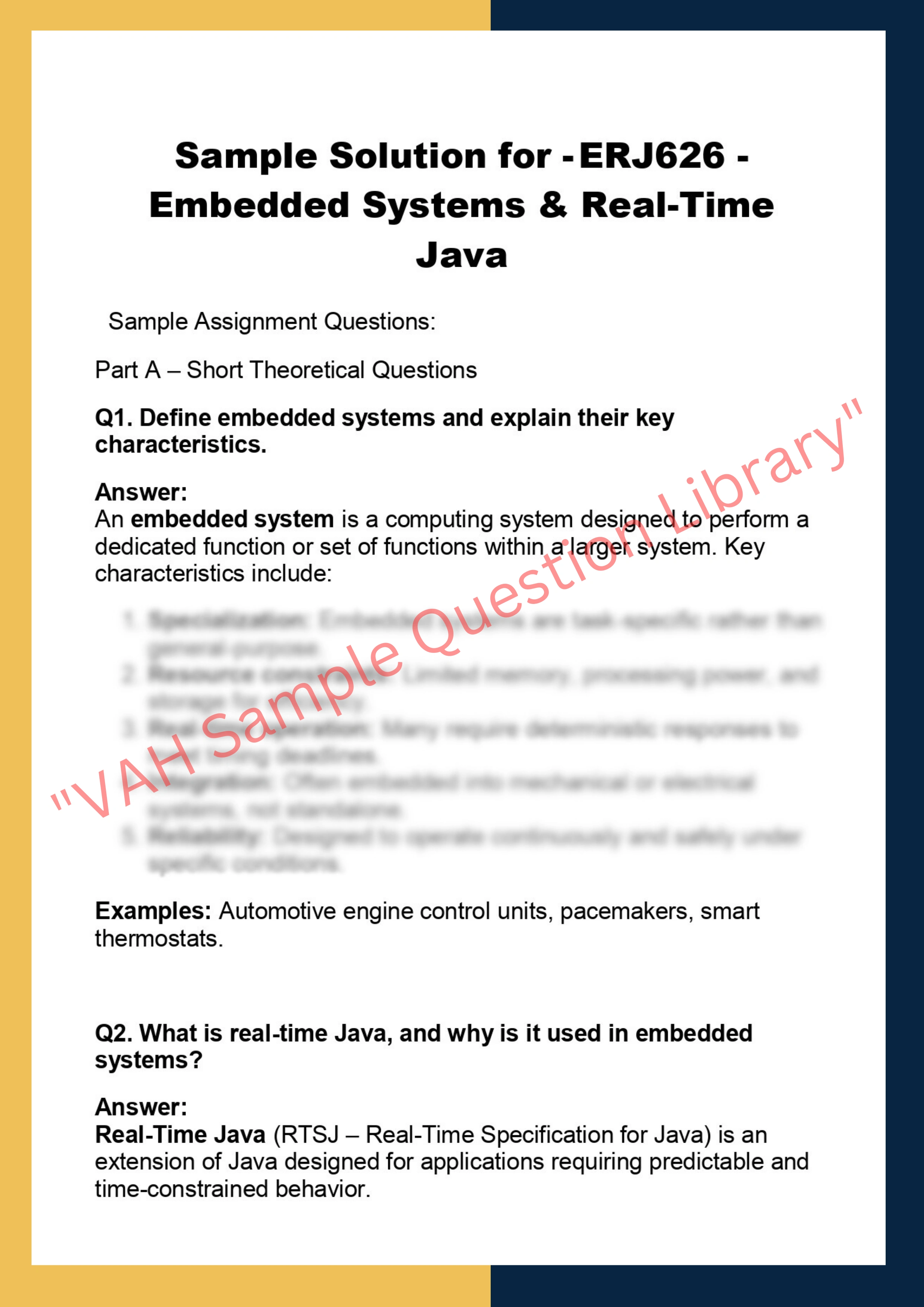 ERJ626 - Embedded Systems & Real-Time  Java 0