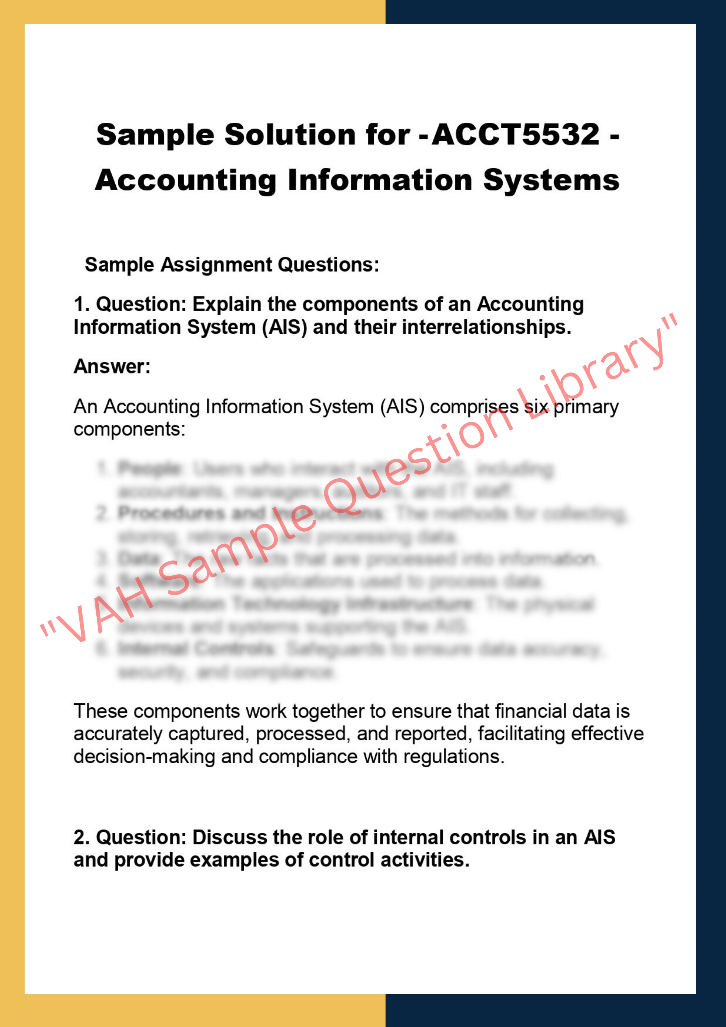 ACCT5532 - Accounting Information Systems 0