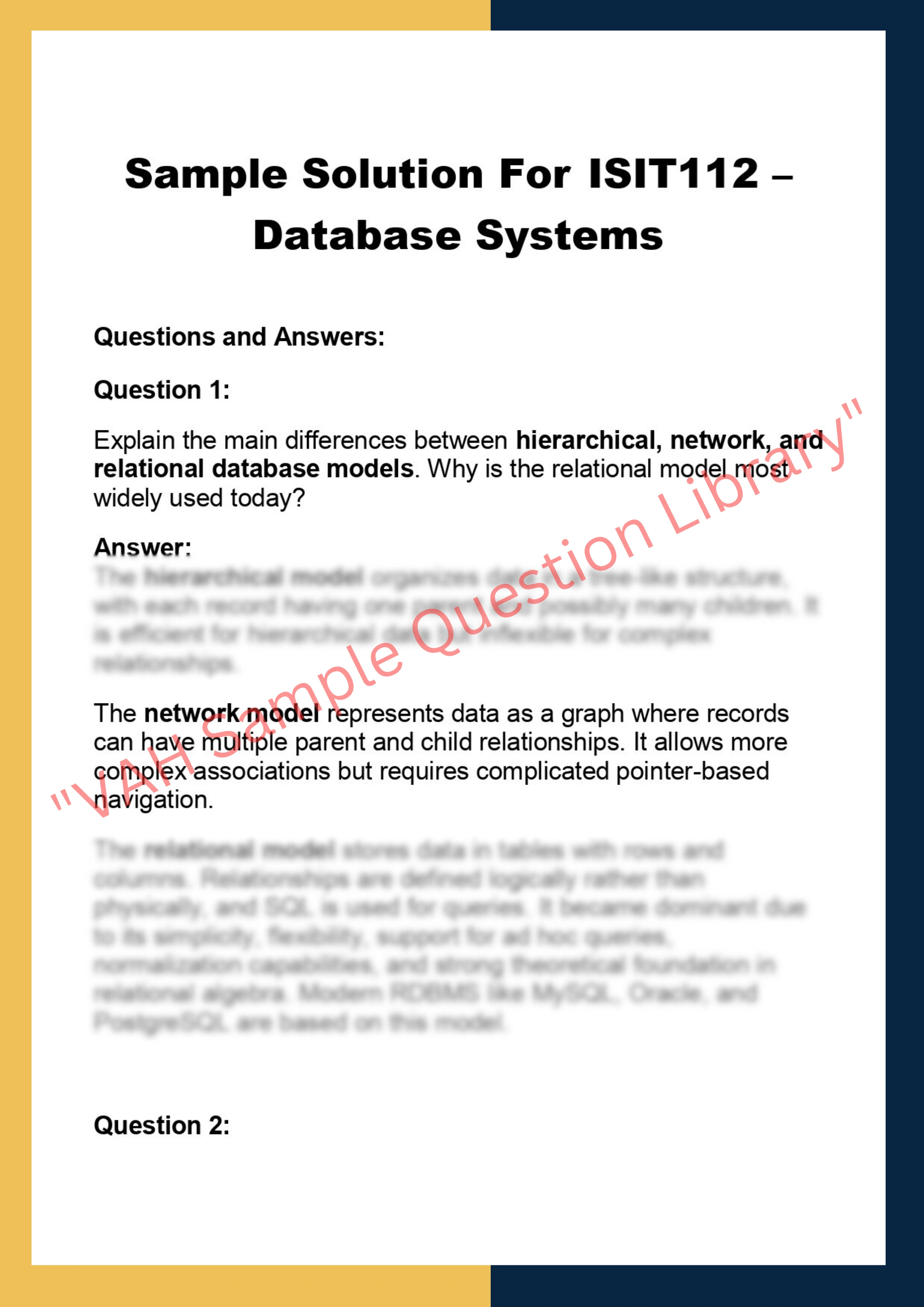 ISIT112 –  Database Systems 0