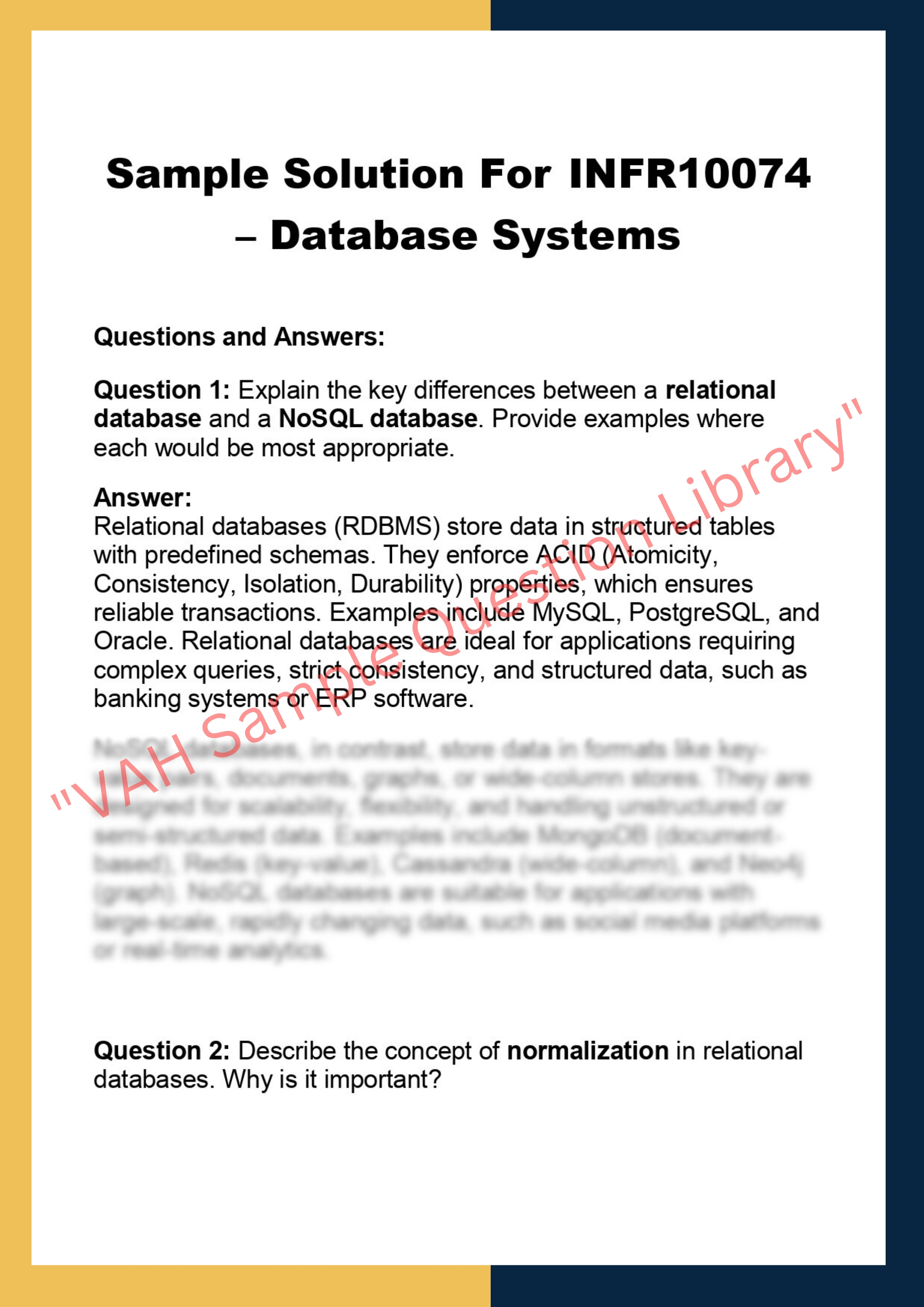INFR10074  – Database Systems 0