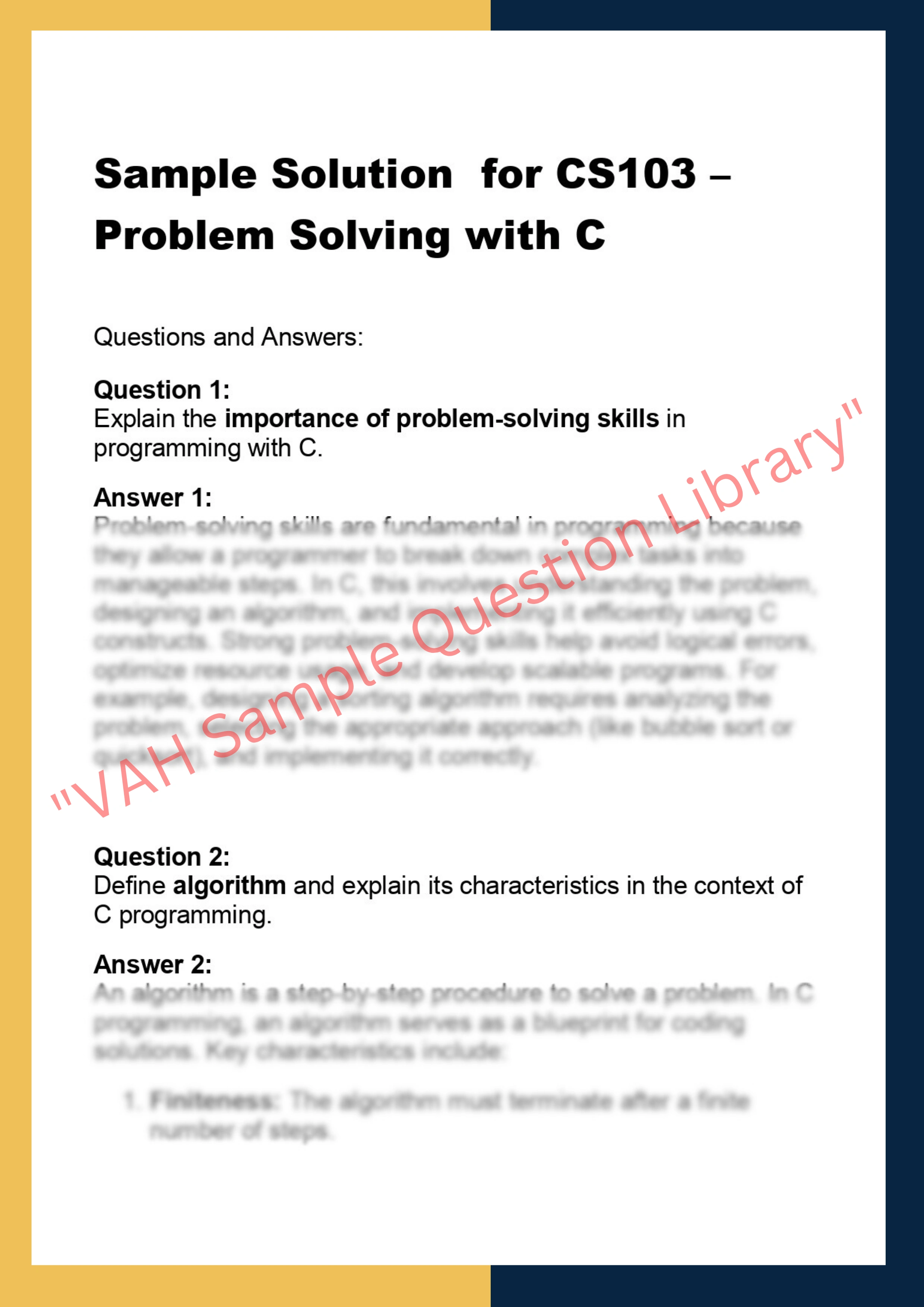 Problem Solving with C 0