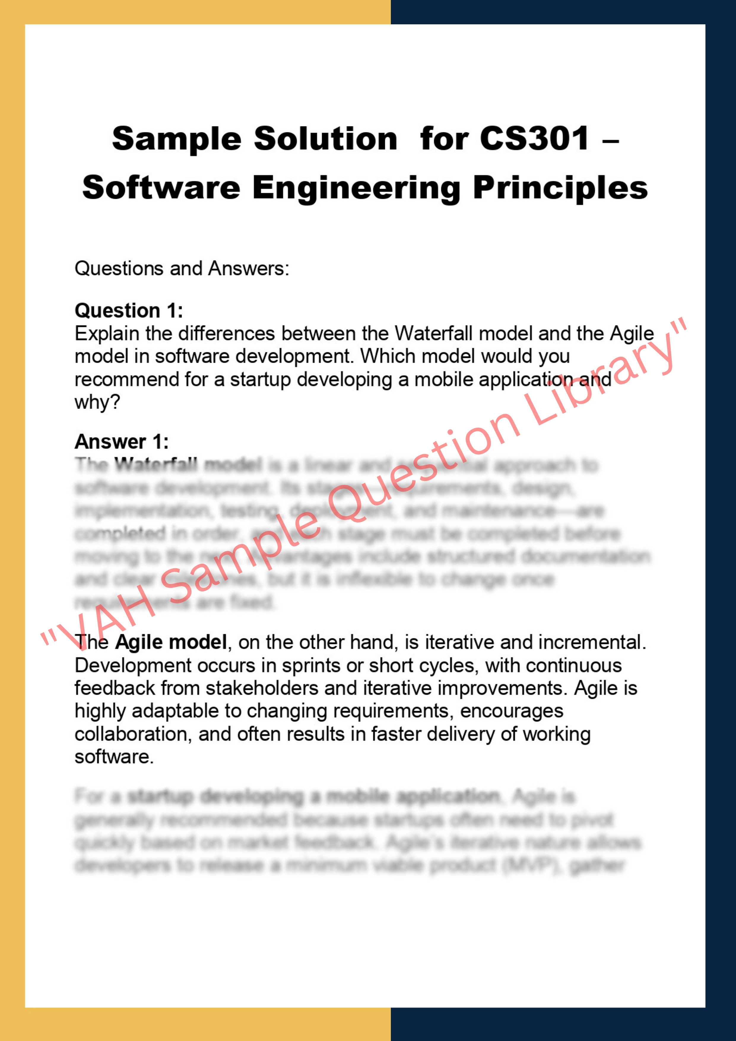 CS301 – Software Engineering Principles 0
