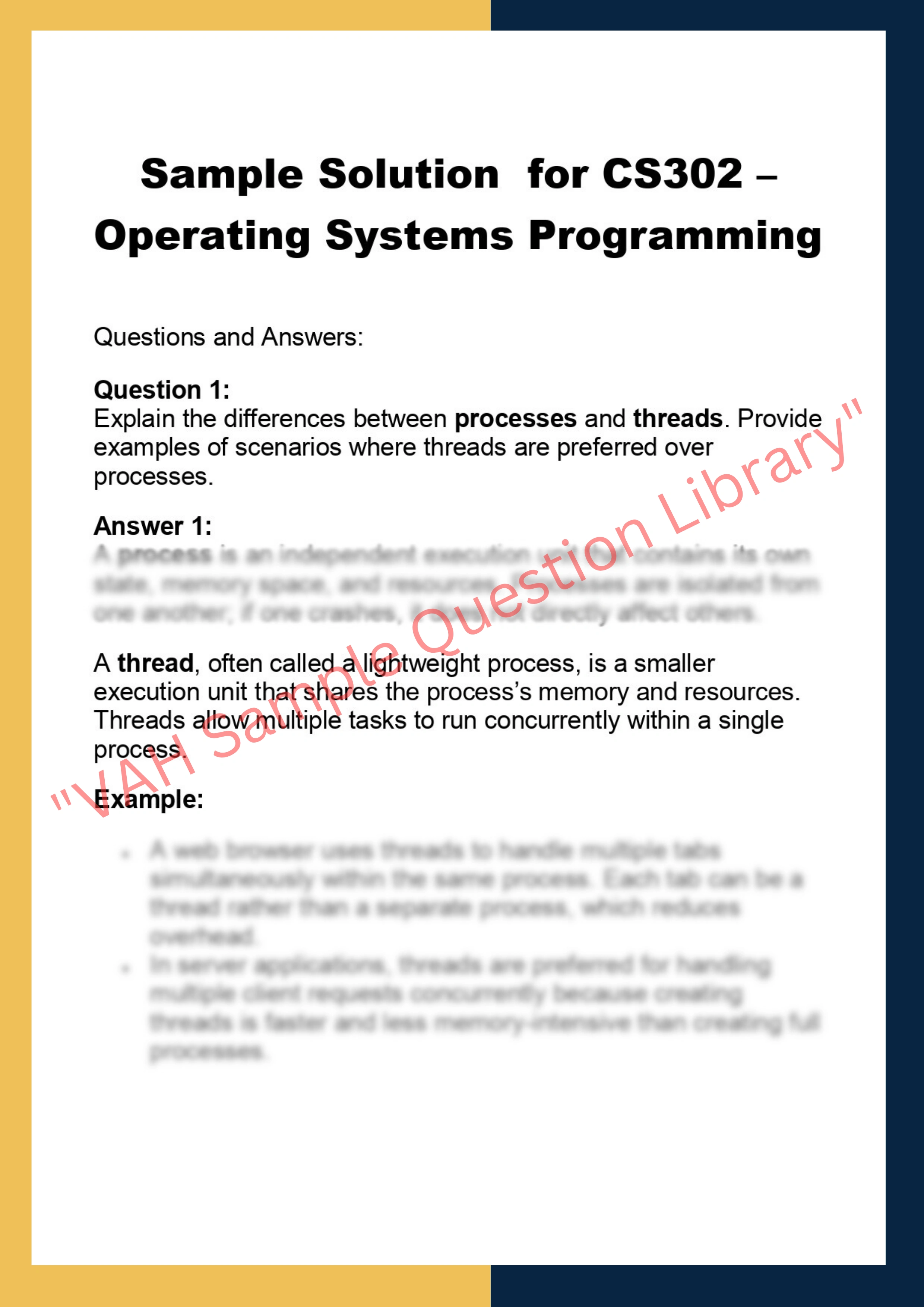 CS302 – Operating Systems Programming 0
