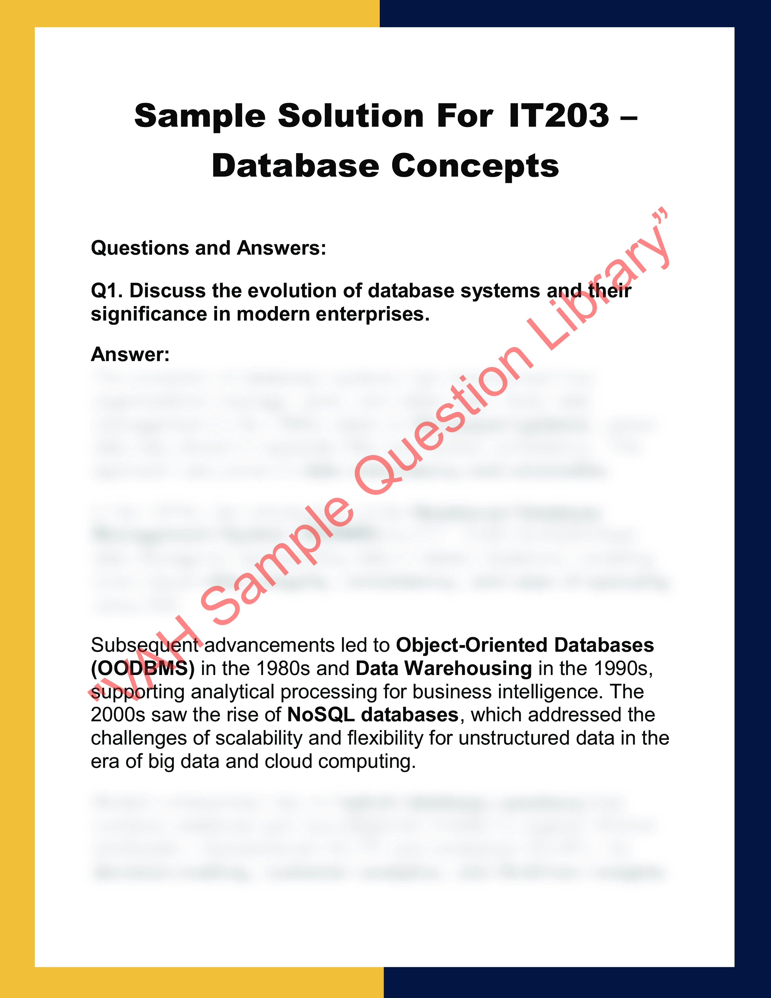 IT203 –  Database Concepts 0