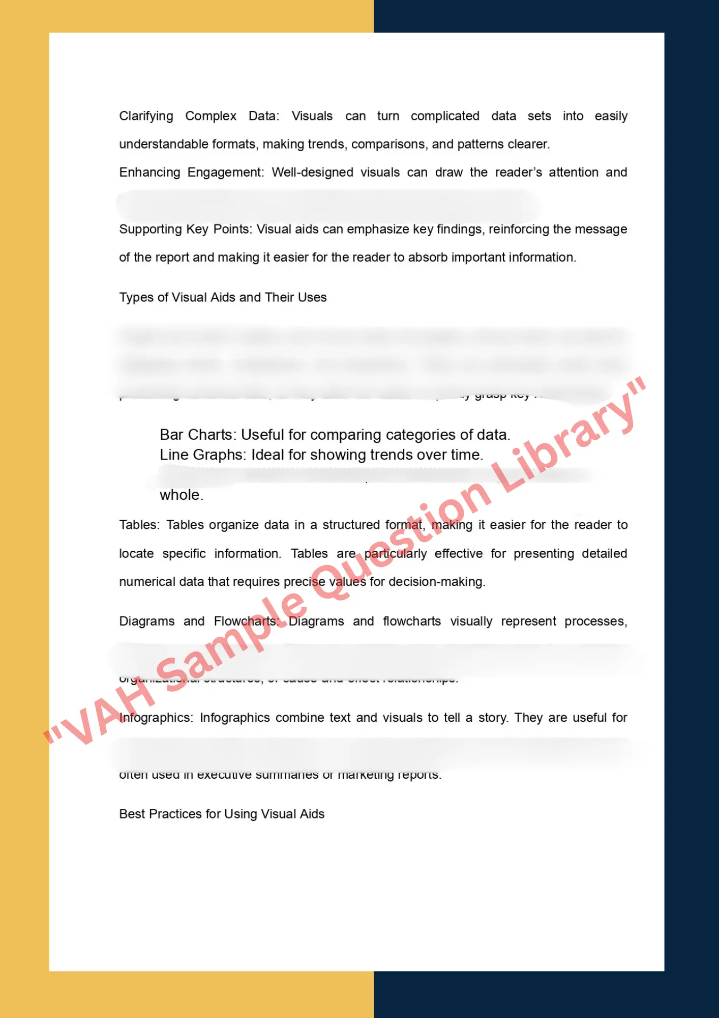 Report Writing sample solution of MKTG305 - Business Communication and Reporting 1