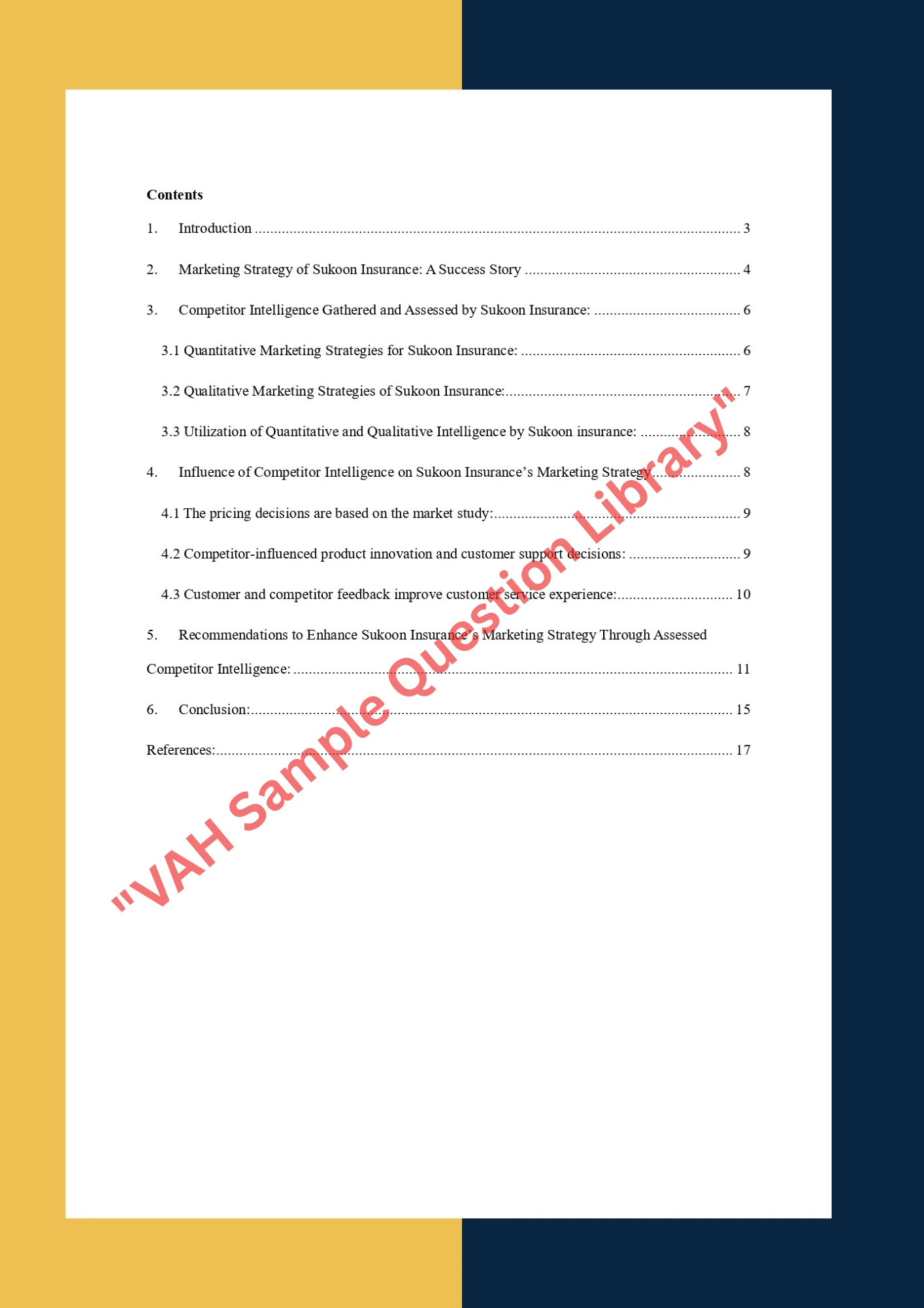 A Case Study of  Sukoon Insurance 1
