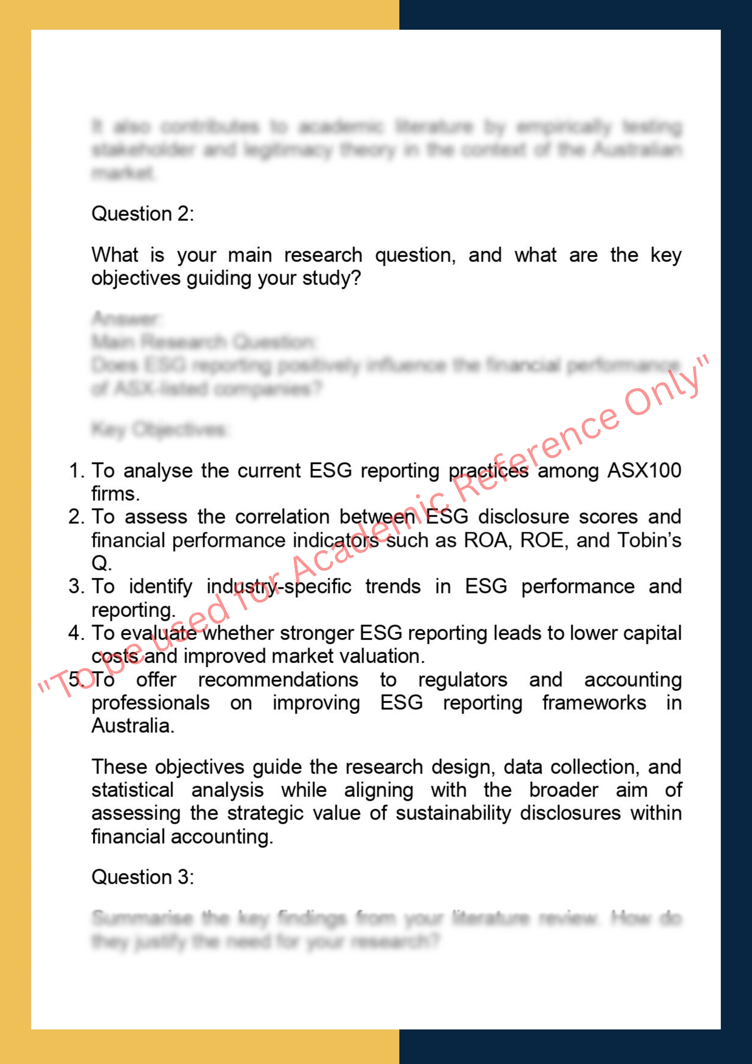 ACCT7001– Accounting Research Project 1