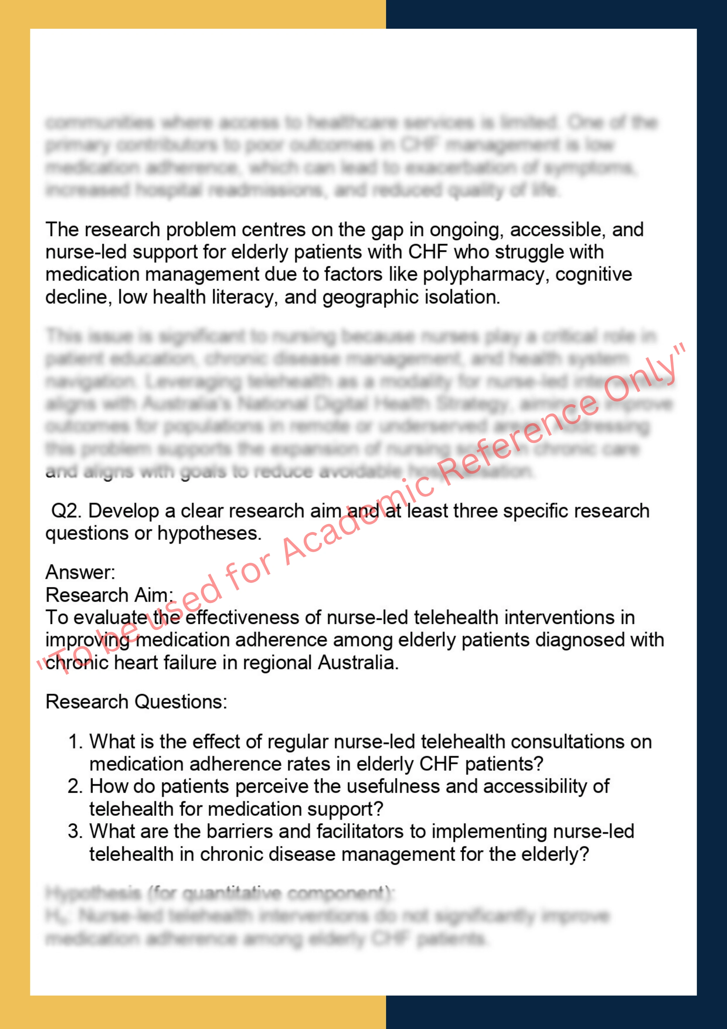 NURS7001-  Nursing Research Project 1