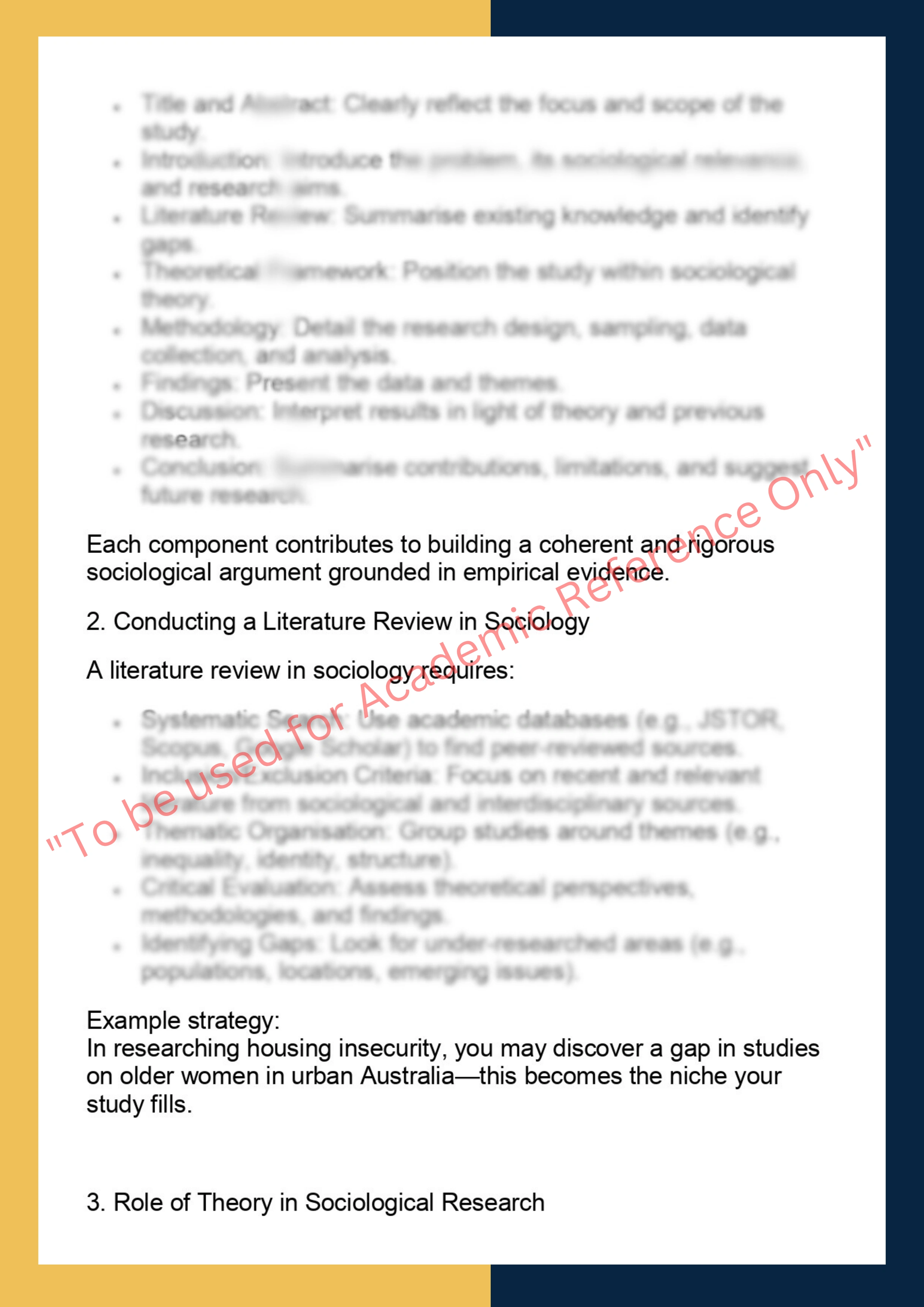 SOCI7001- Sociology Capstone Research 1