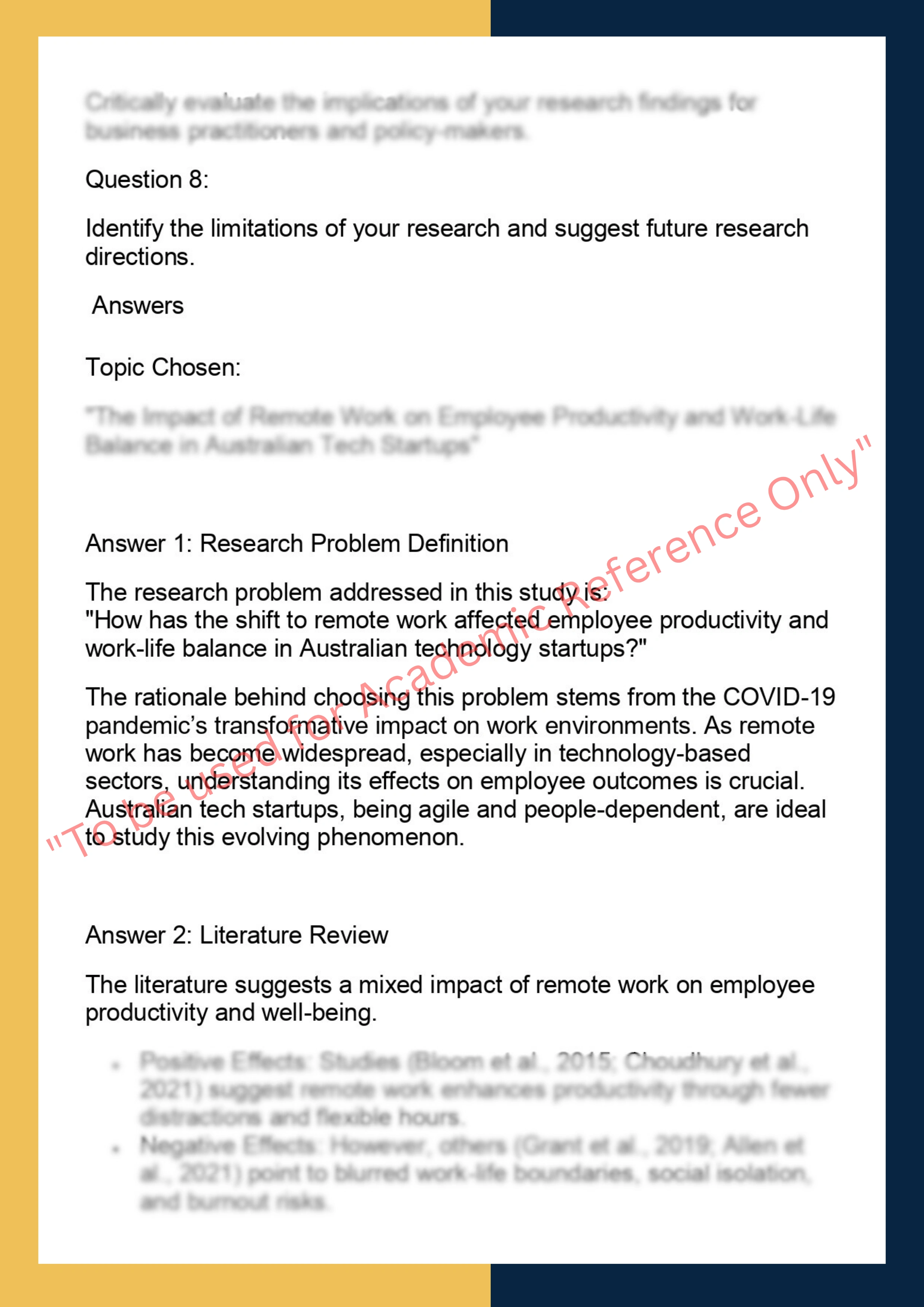 MBA7000: Final Business Research 1