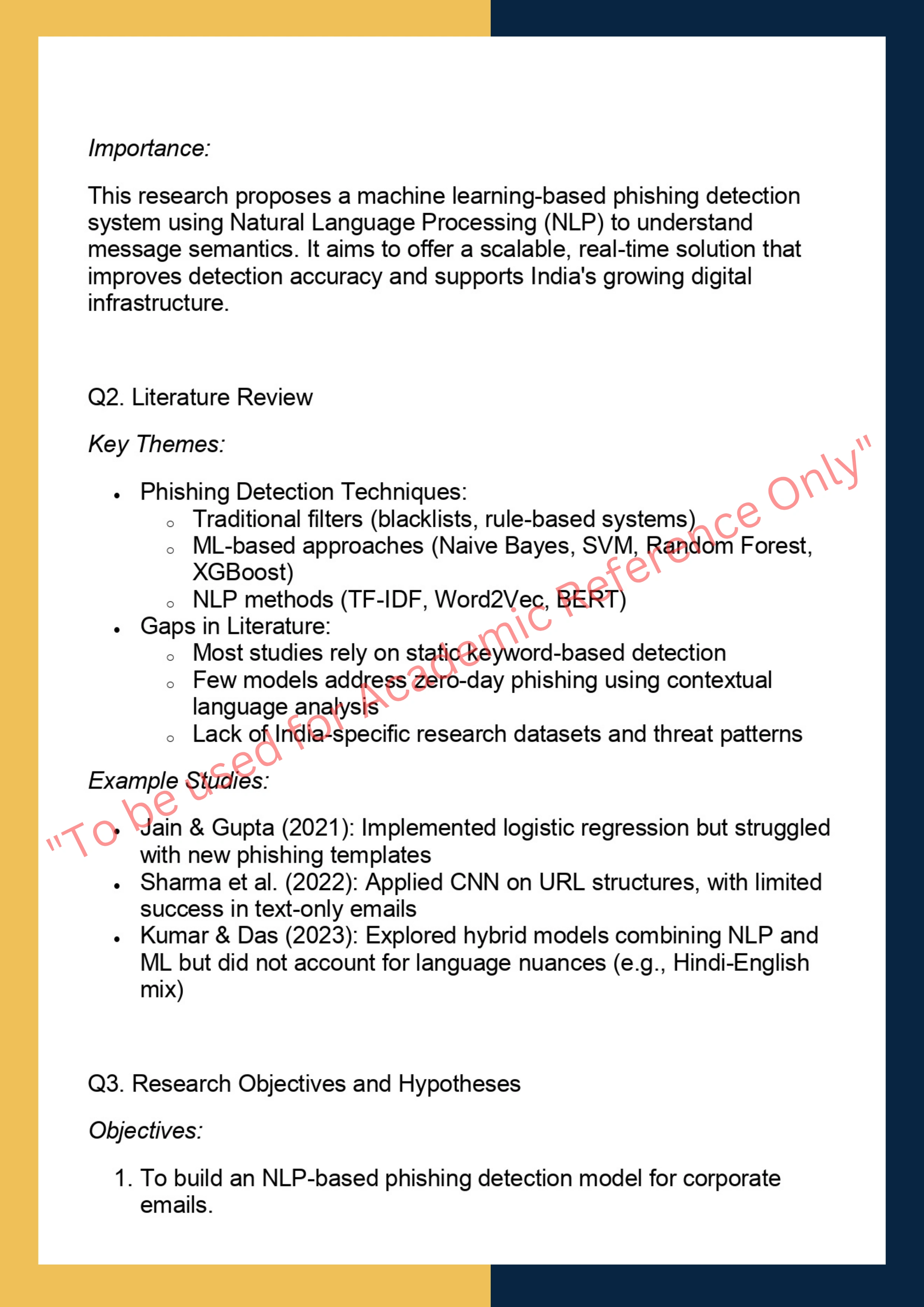 CYBR7100 - Cybersecurity Research Project 1