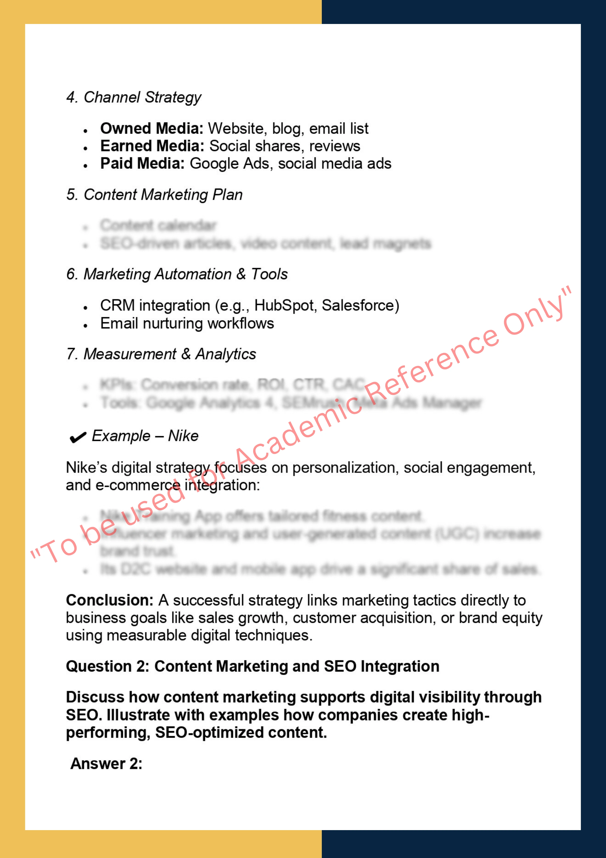 BMKT541: Digital and Social Media Marketing 1