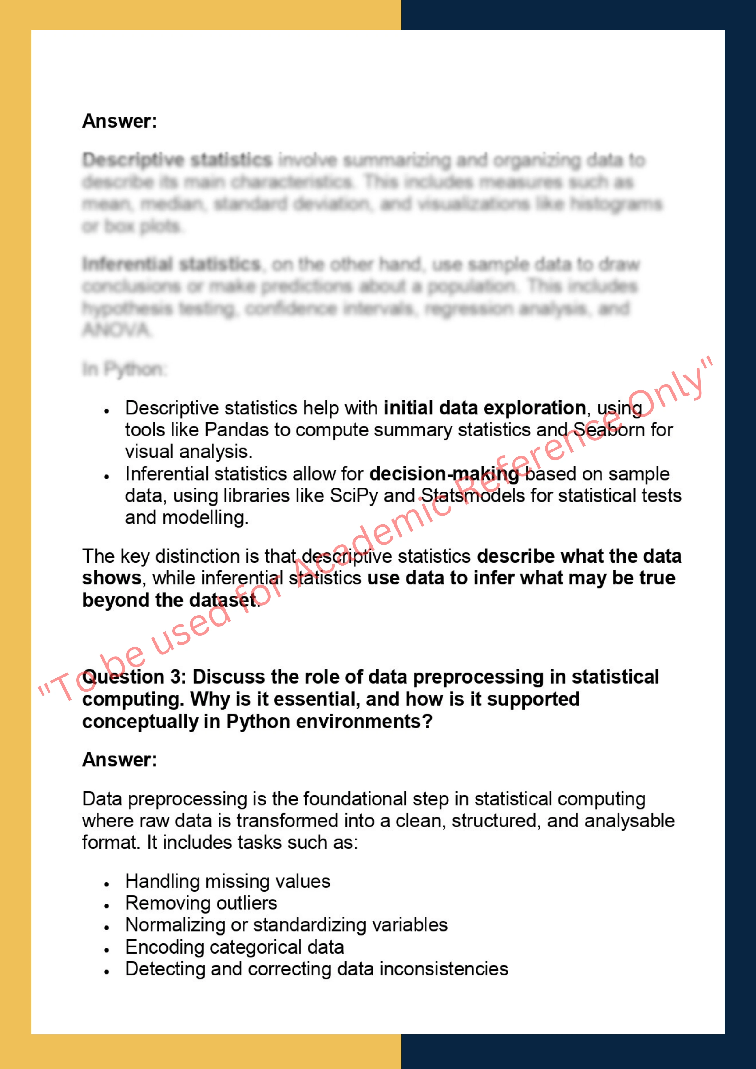 STATP638 – Statistical Computing Using Python 1