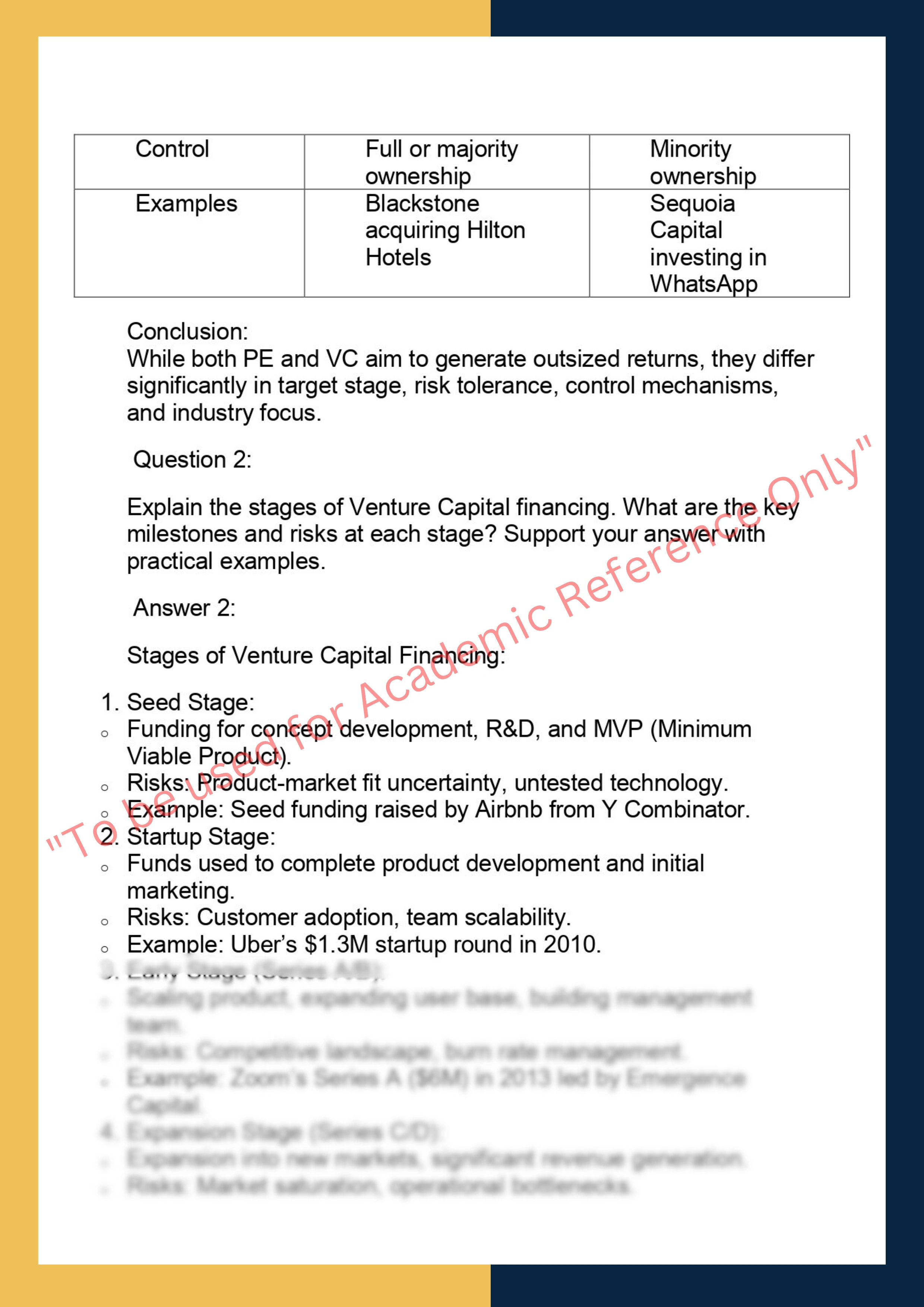 FINC6031 – Private Equity and Venture Capital 1
