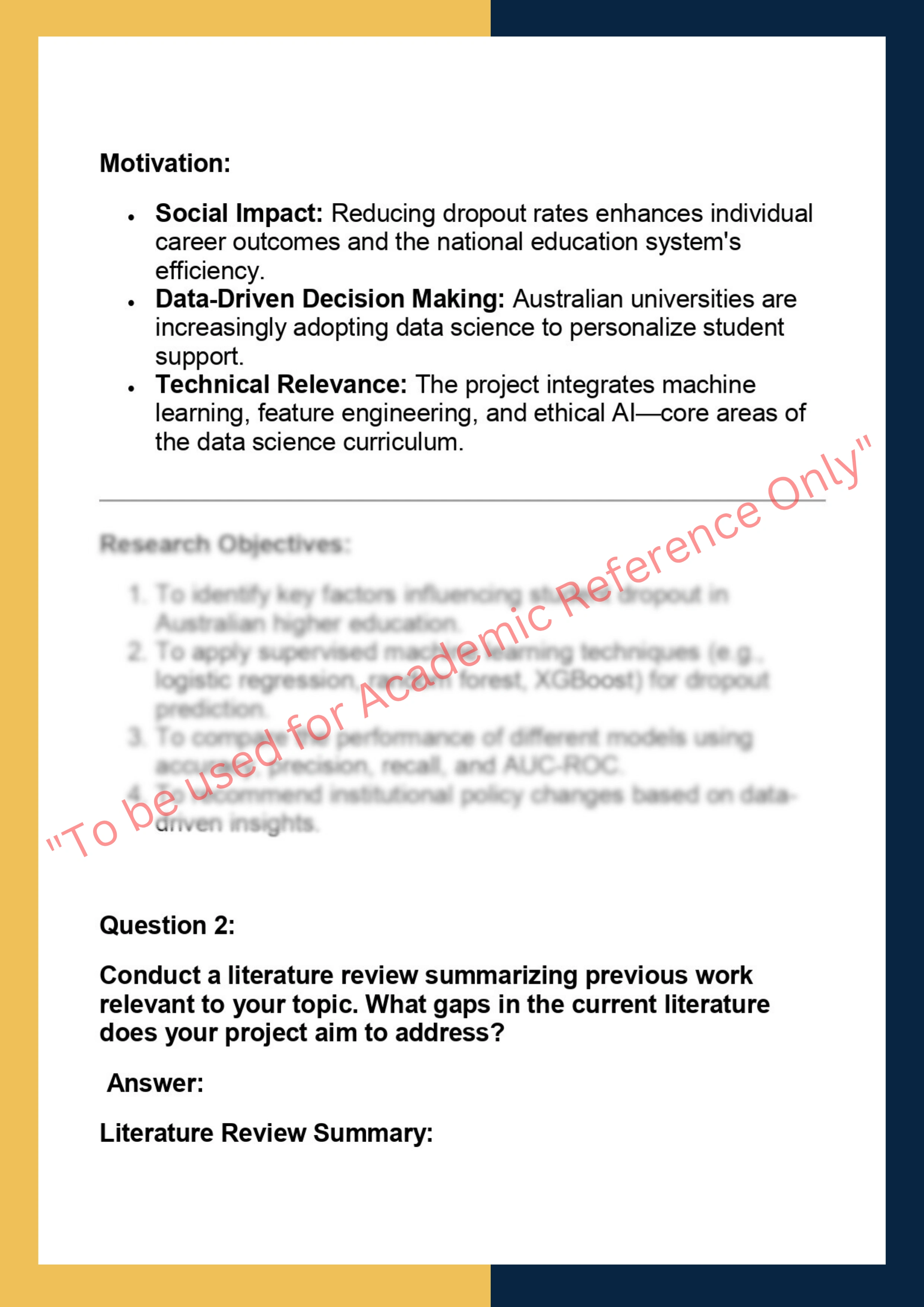 DSCE6019 – Capstone Research Project 1