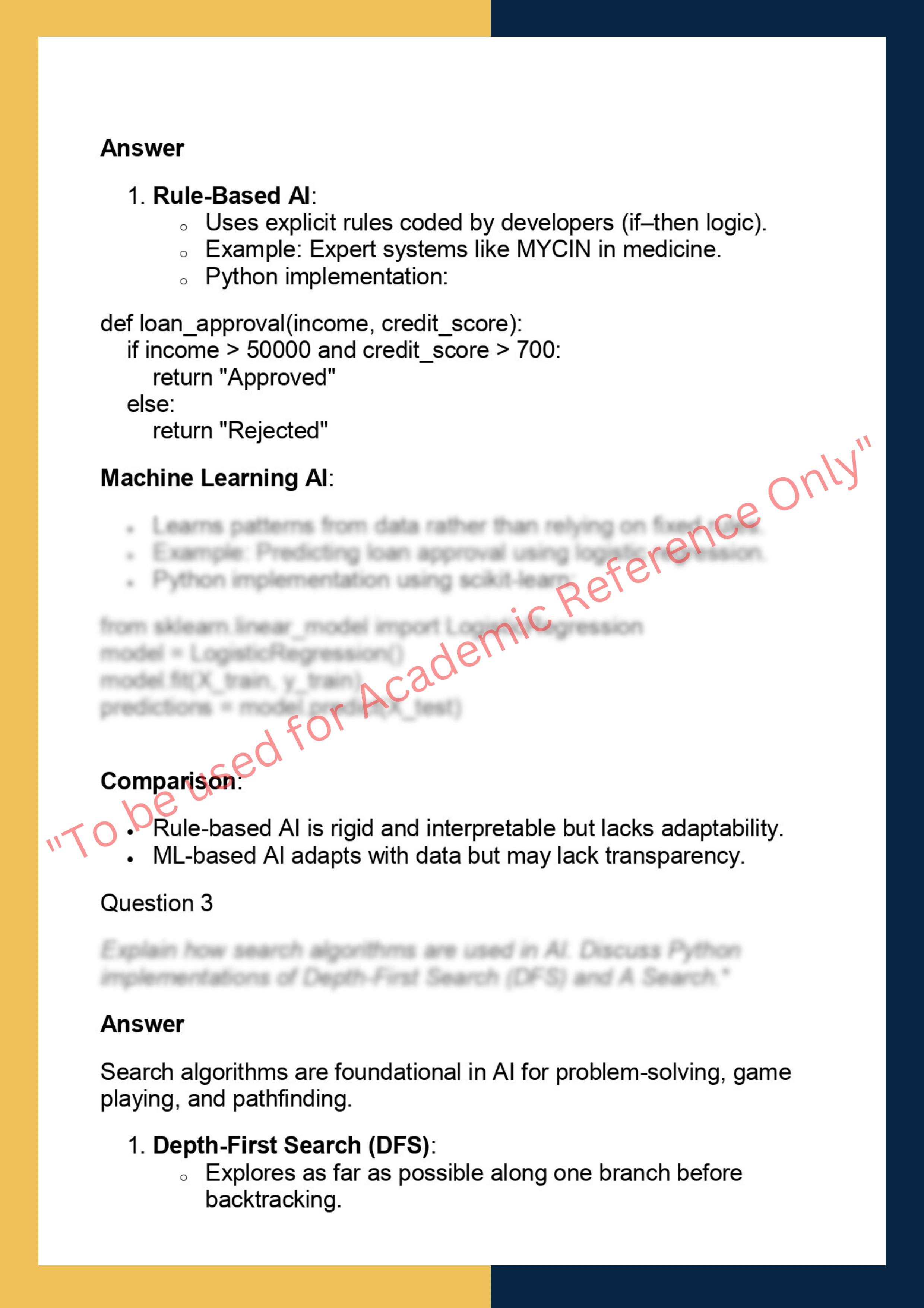 AIPY603– Artificial Intelligence with Python 1