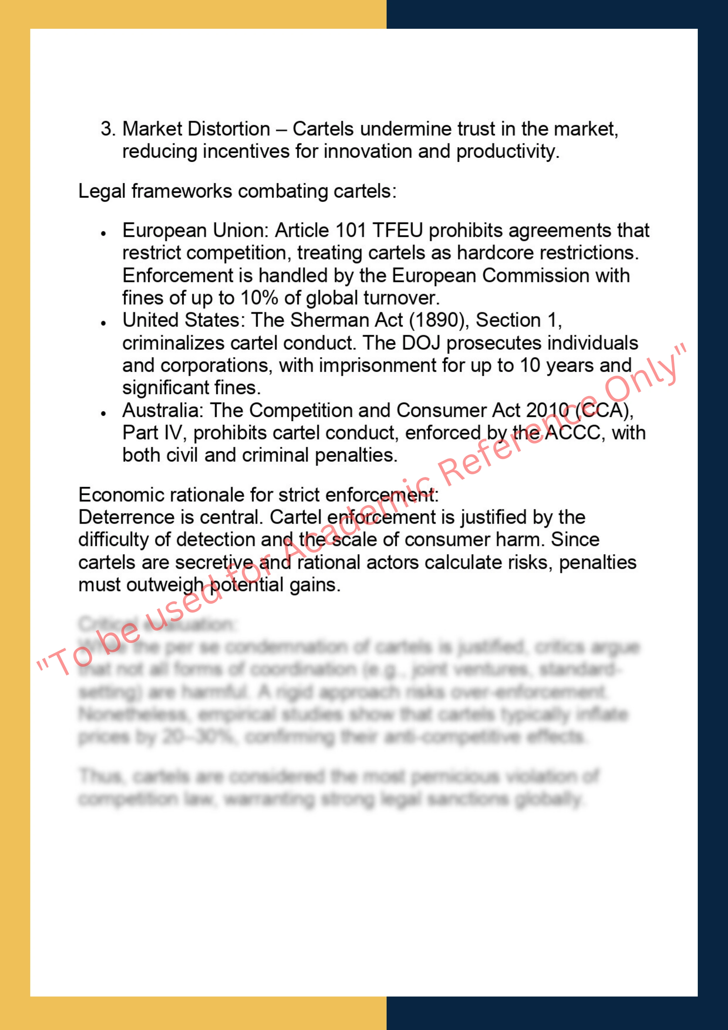 LAWS90064  – Cartels 1