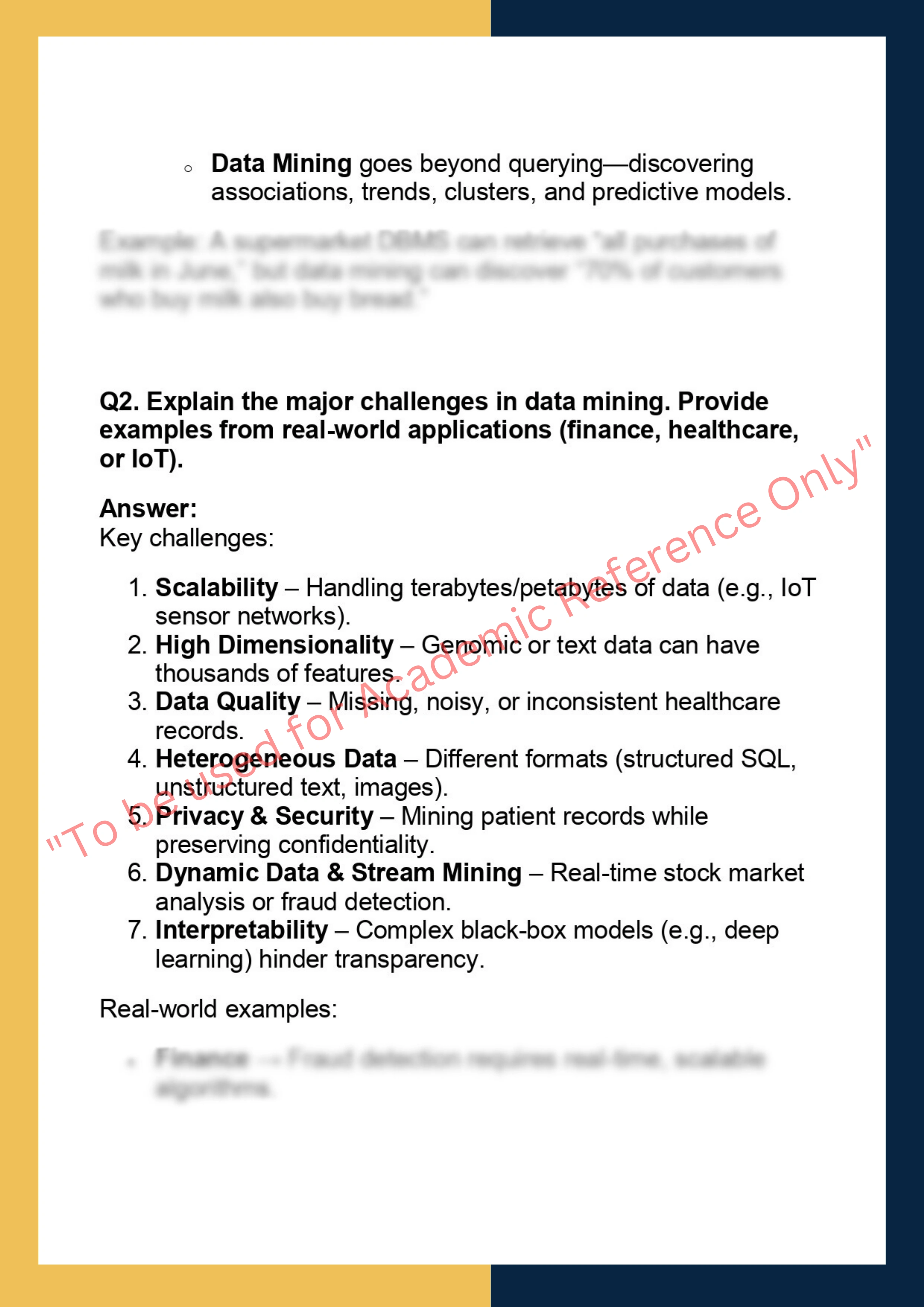 ECE 50836 –  Introduction to Data Mining 1