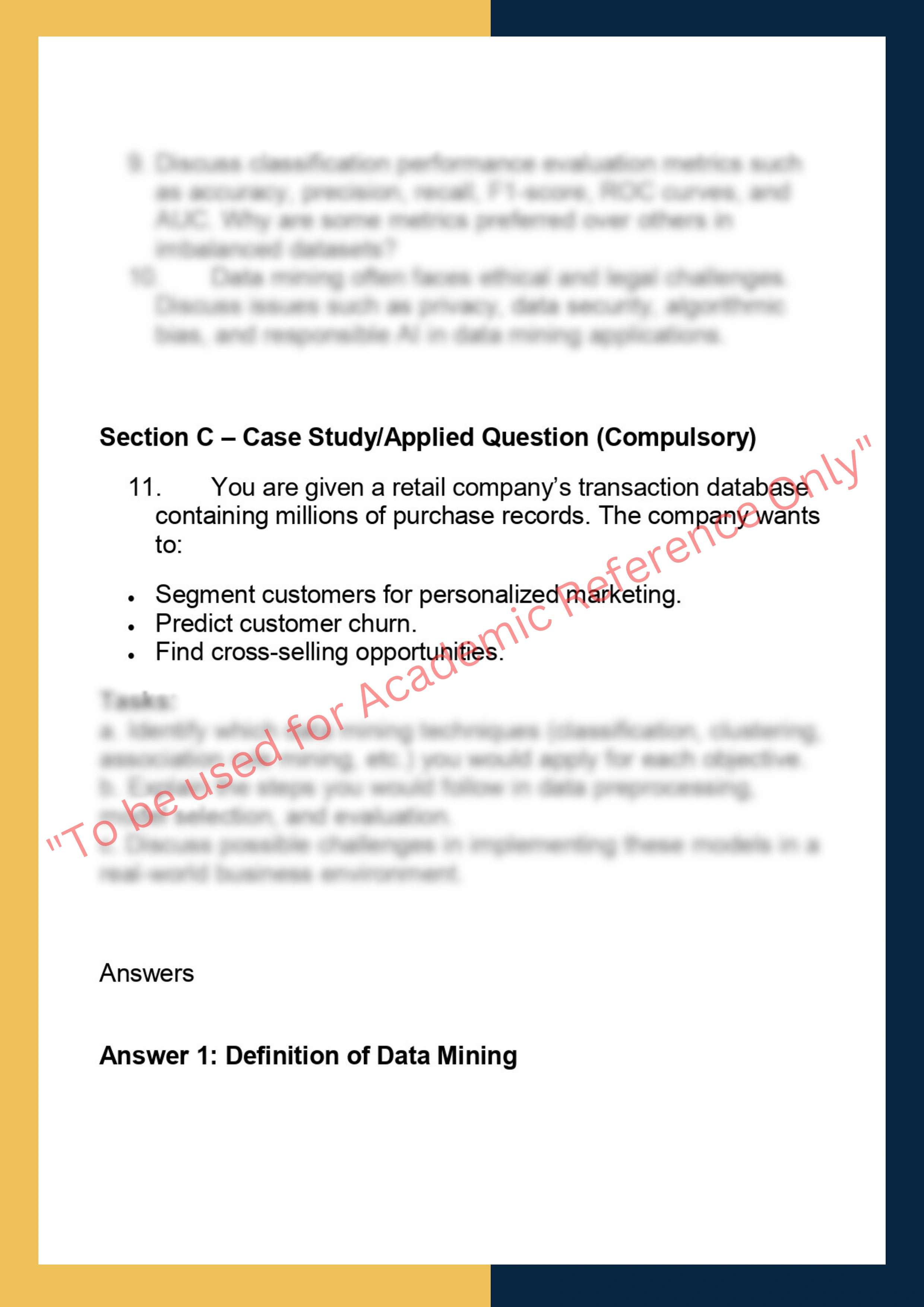 IS 577- Data  Mining 1