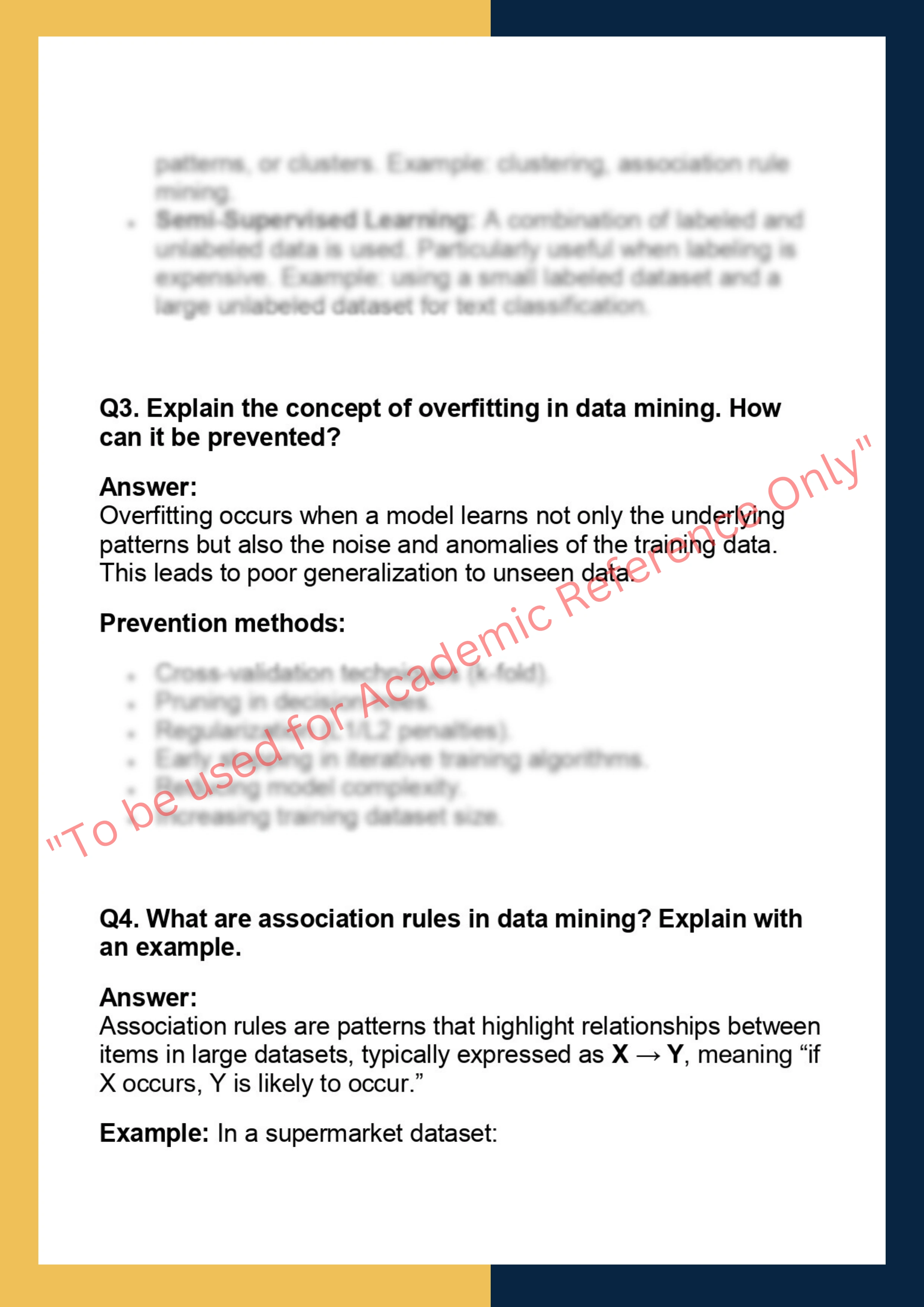 DATA 432 –  Data Mining 1