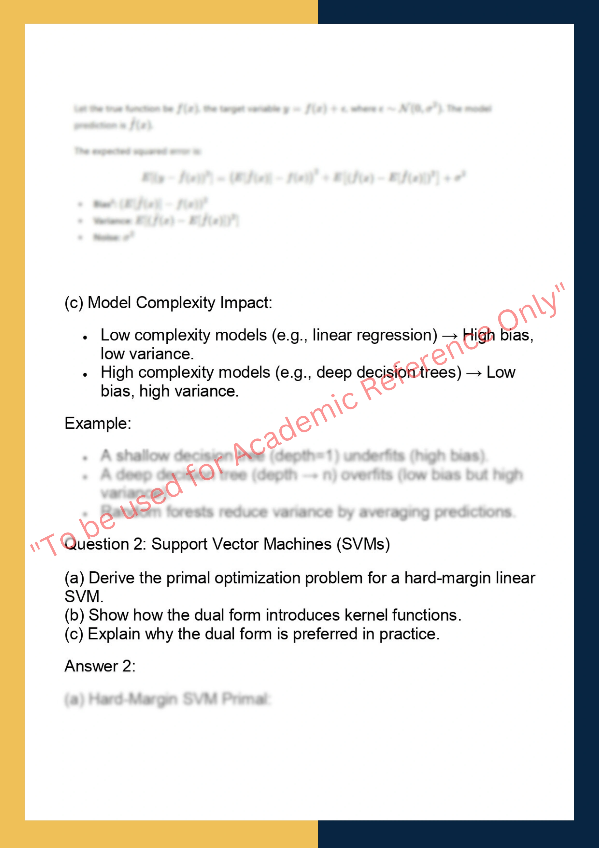 CIS 520 –  Machine Learning 1