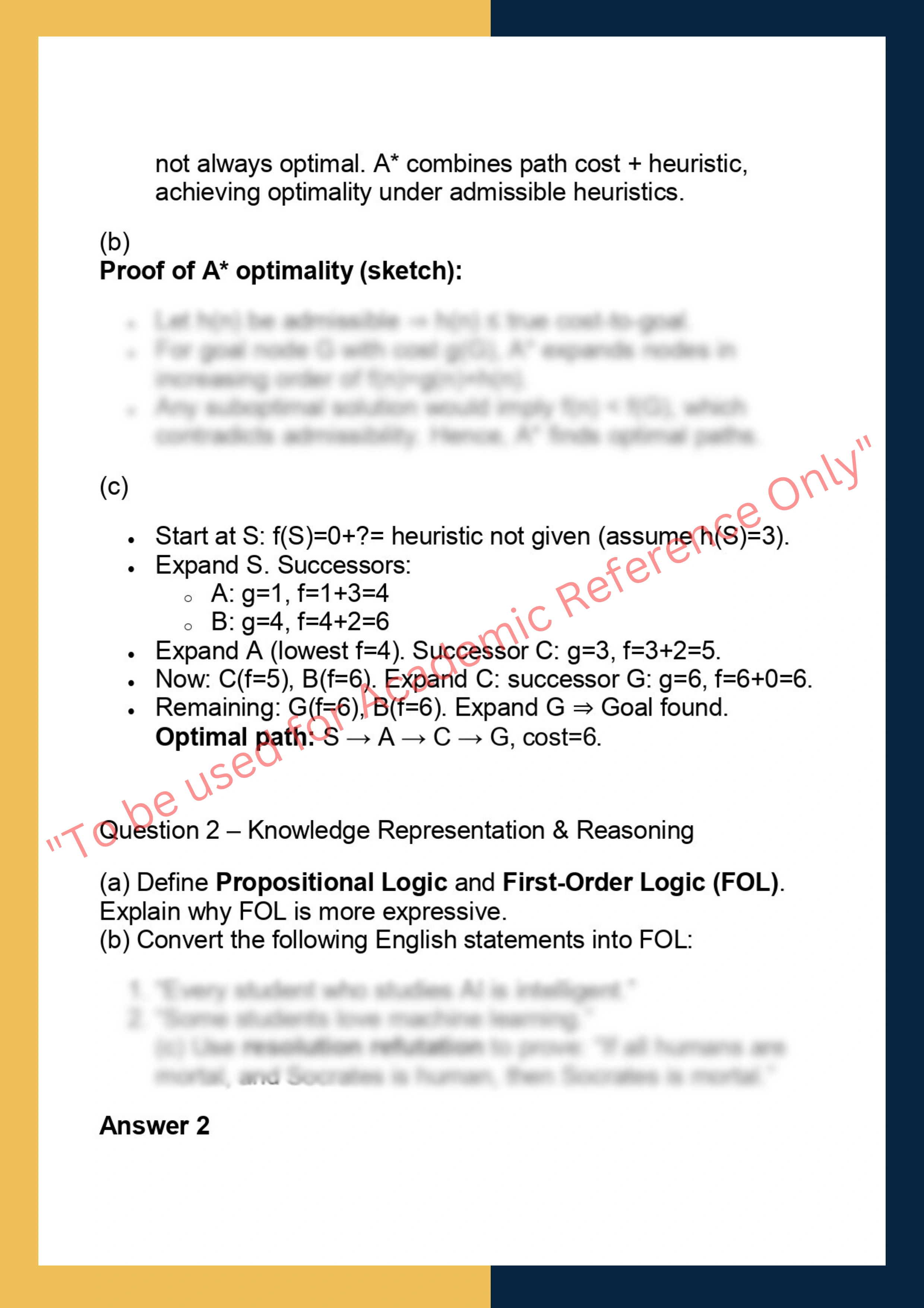 CS 6601 – Artificial Intelligence and Machine  Learning 1
