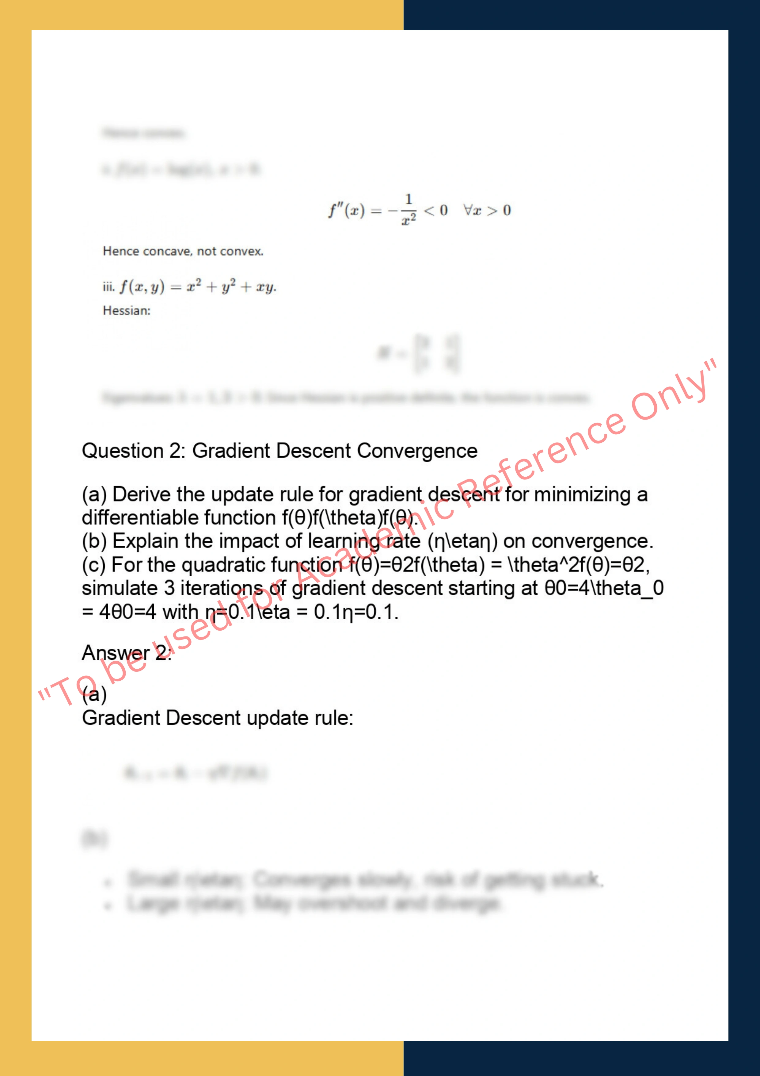 COMP6246 – Machine Learning and Optimization 1