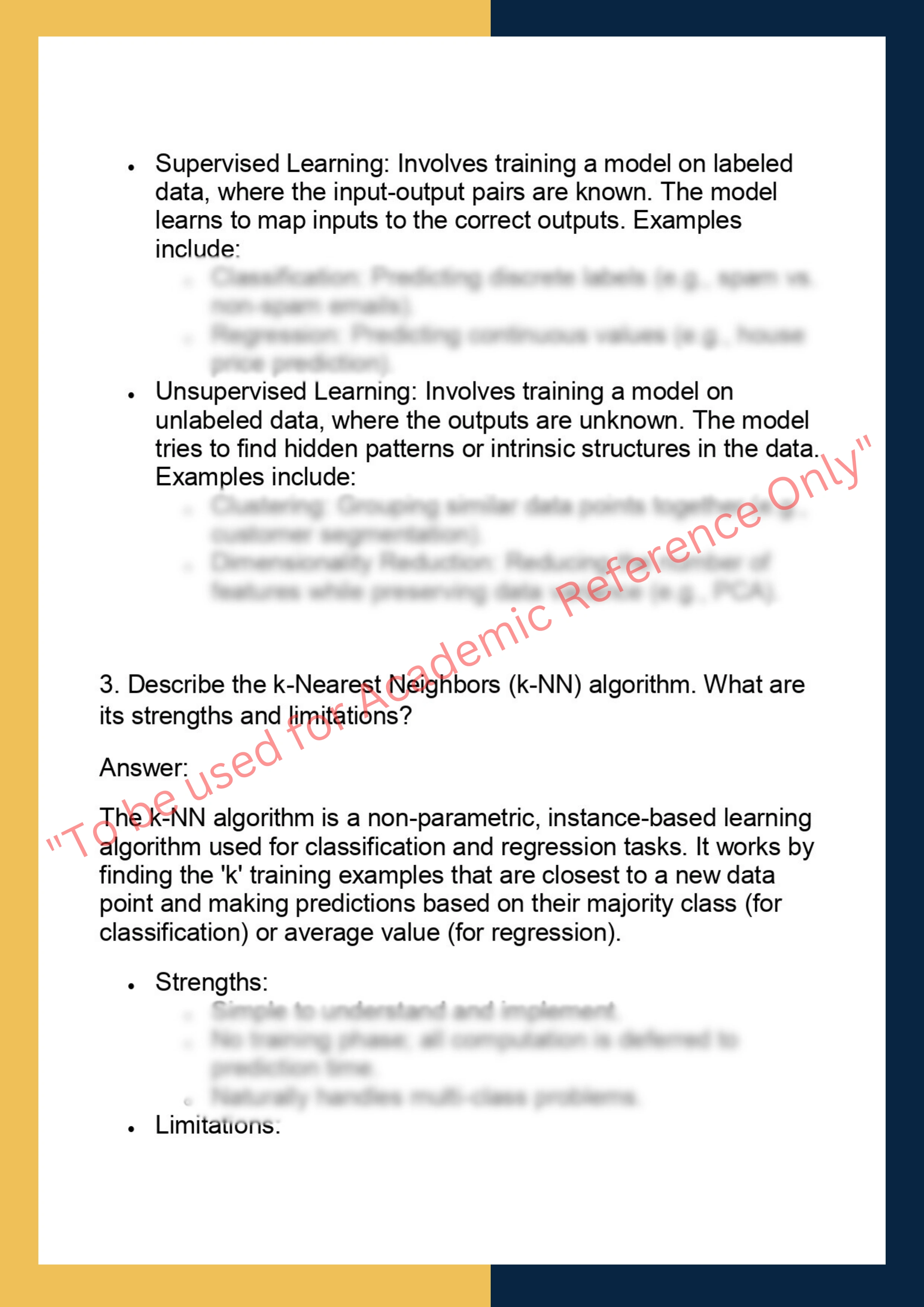 COMP90049 – Introduction to Machine Learning 1